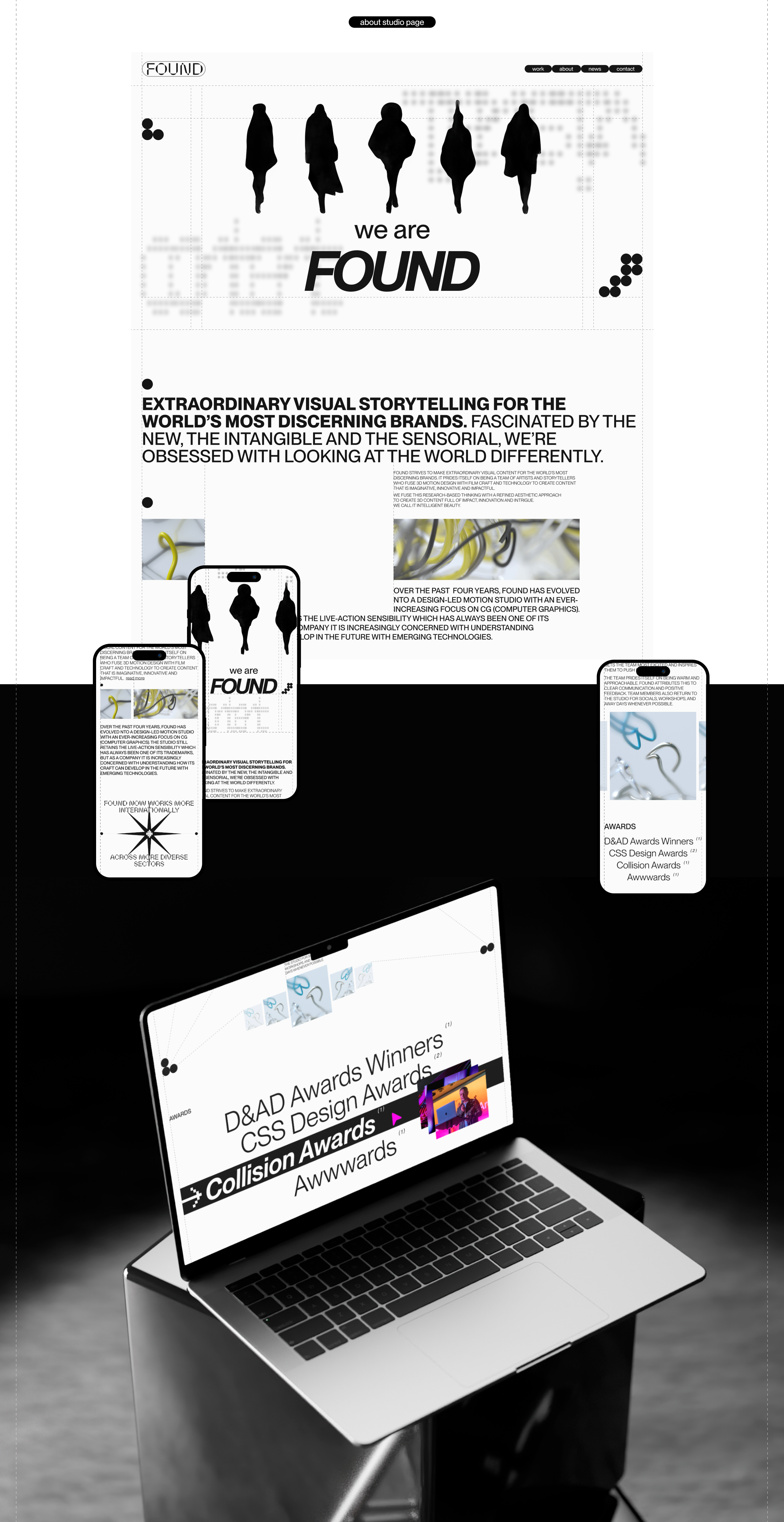 FOUND | Agency Website UX/UI — Изображение №10 — Интерфейсы, Брендинг на Dprofile