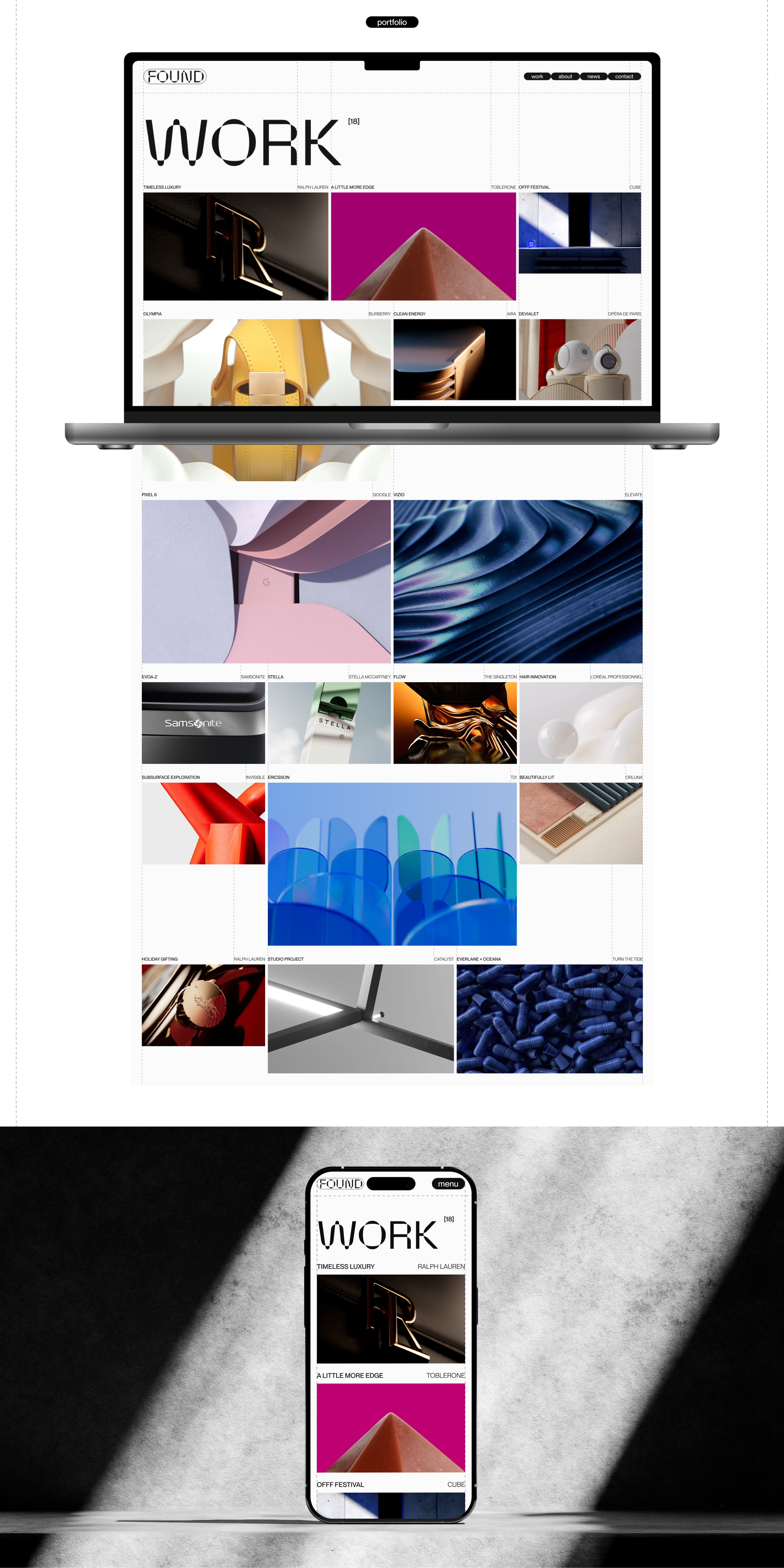 FOUND | Agency Website UX/UI — Изображение №7 — Интерфейсы, Брендинг на Dprofile