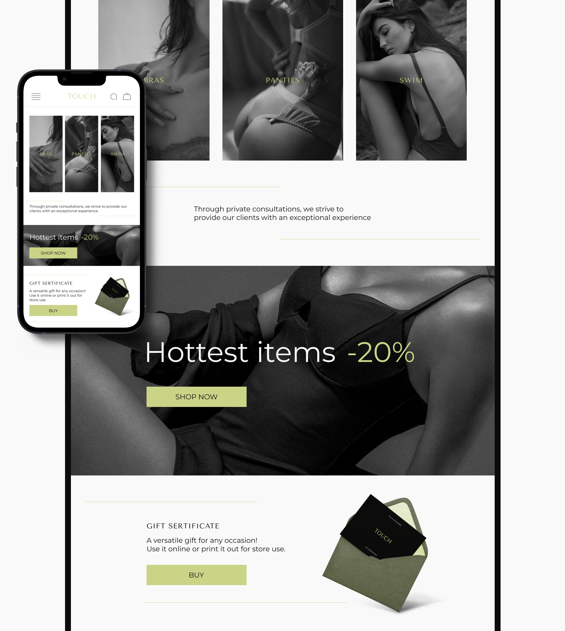 Lingerie online store | E-commerce | UX/UI concept — Изображение №3 — Интерфейсы, Брендинг, Маркетинг на Dprofile
