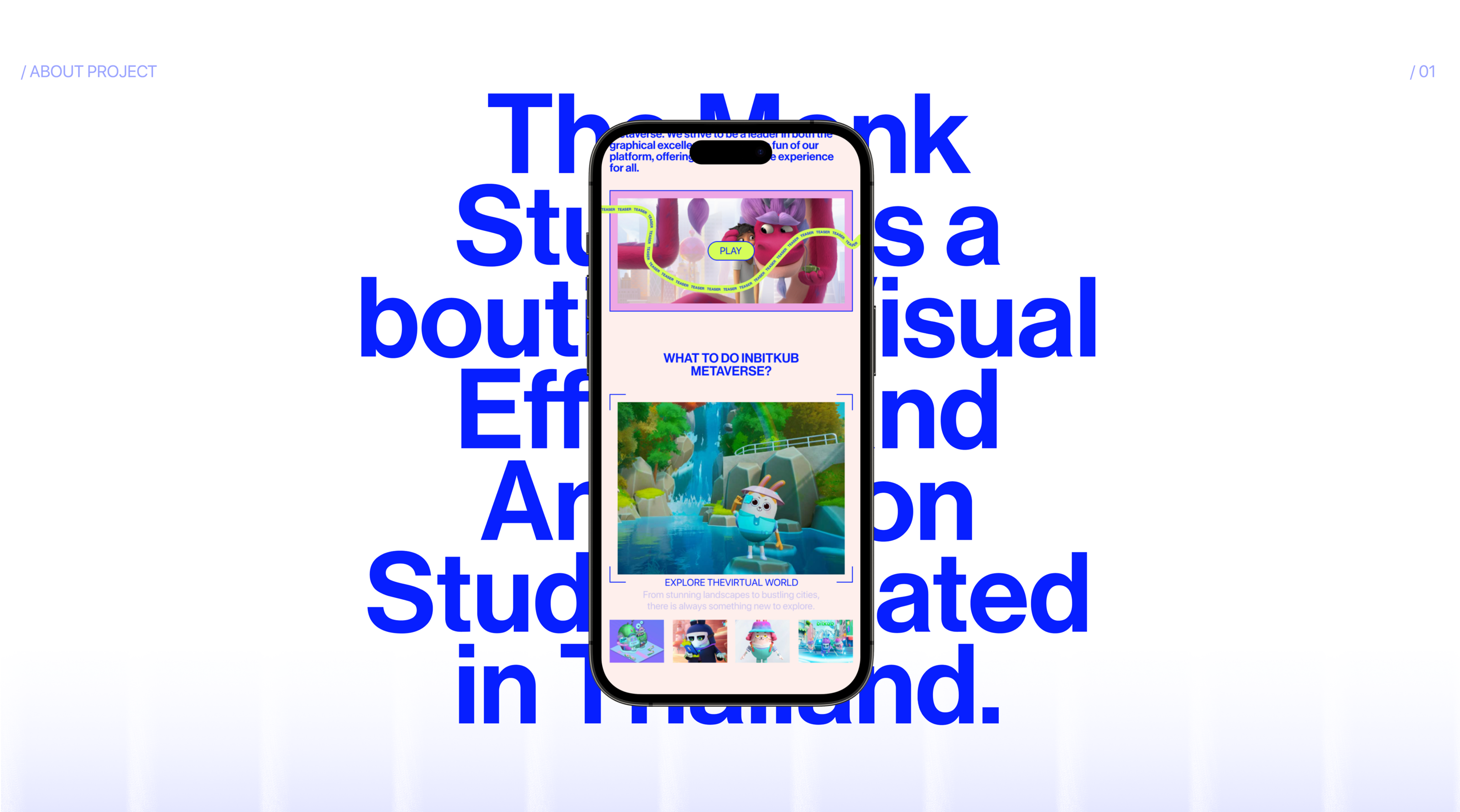 THE MONK STUDIOS | Corporate website | Redesign — Изображение №2 — Интерфейсы, Брендинг на Dprofile