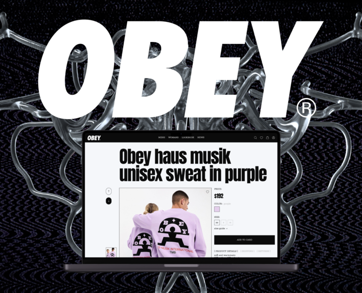 OBEY | E-commerce website redesign на Dprofile