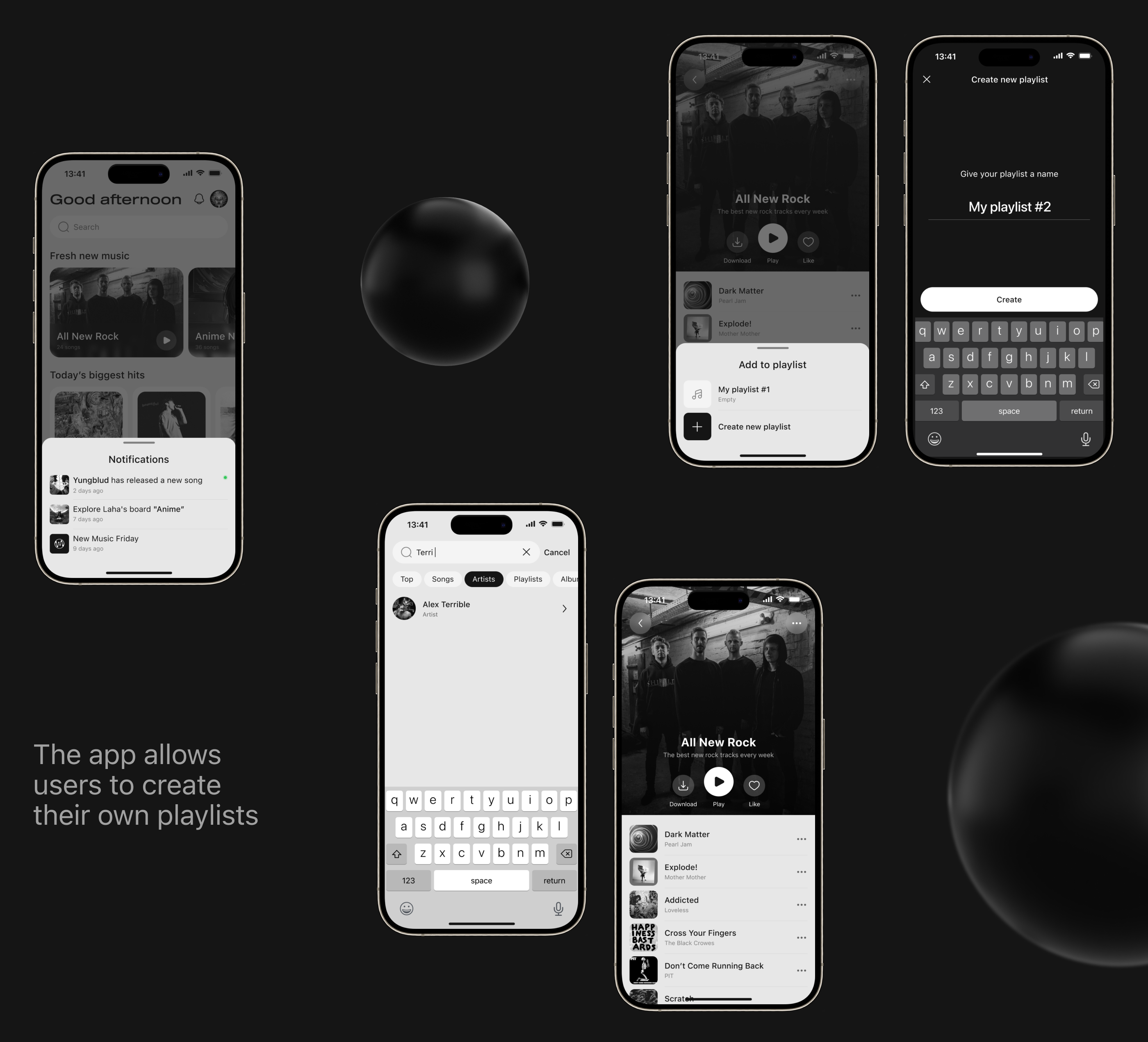 Groovy | Music Mobile App UX/UI — Изображение №12 — Интерфейсы на Dprofile