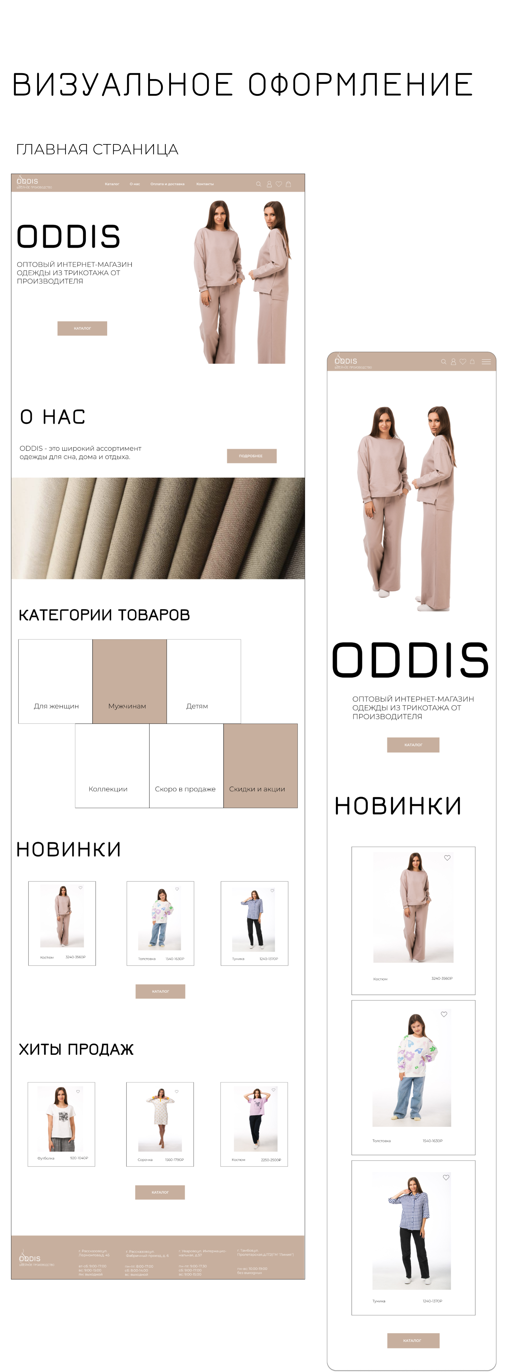 Online-store redesign|Интернет-магазин одежды — Изображение №4 — Интерфейсы, Брендинг на Dprofile