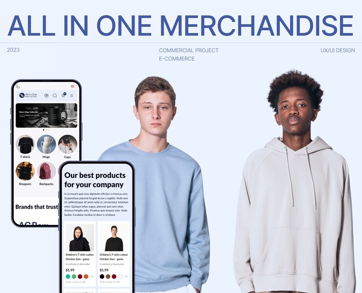 Marketplace: e-commerce project created for marketers — Интерфейсы на Dprofile