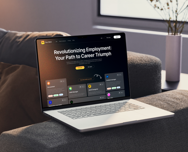 Your Work [website design] — Интерфейсы на Dprofile