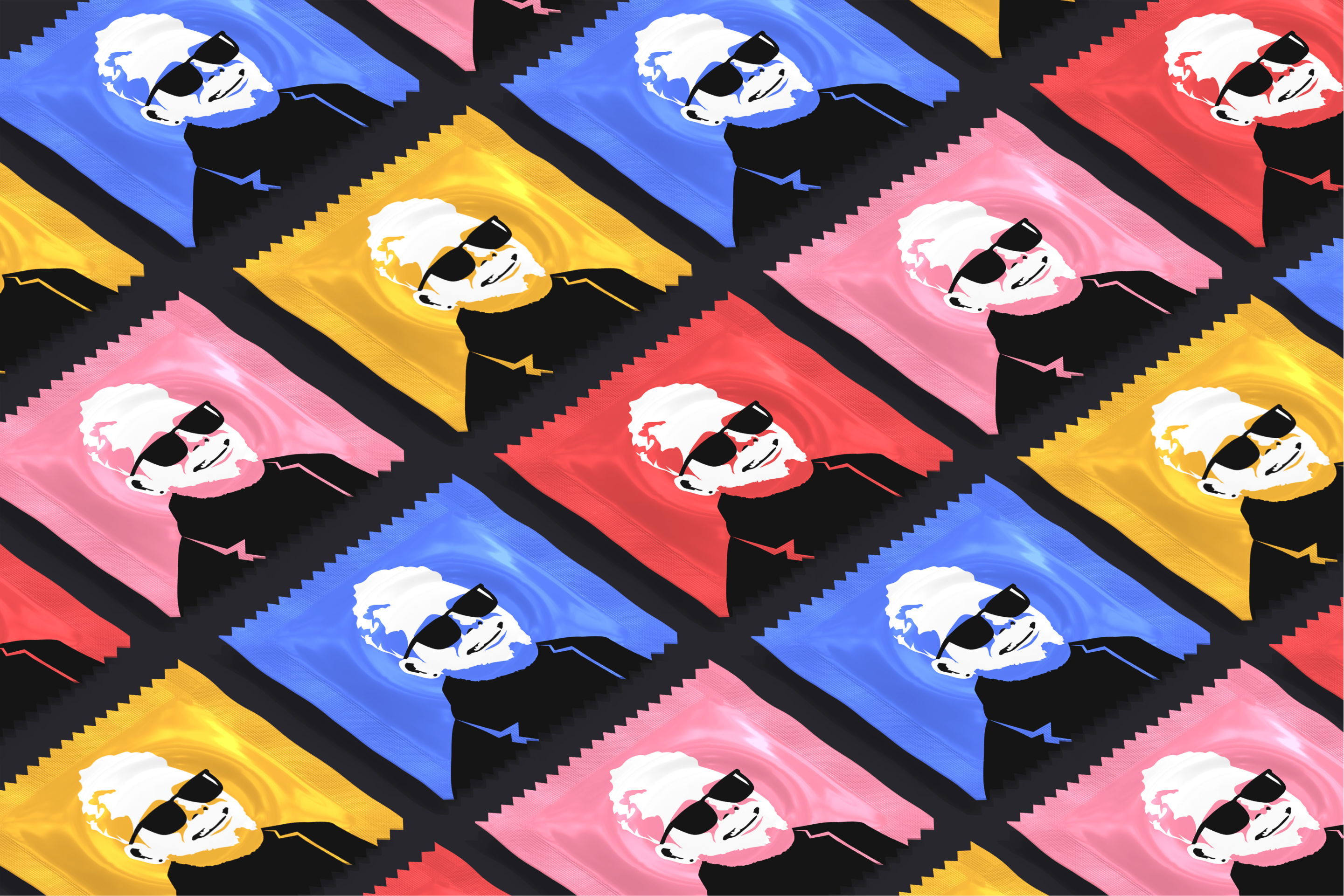 Portrait illustration | Condom packaging design — Изображение №6 — Брендинг, Графика на Dprofile