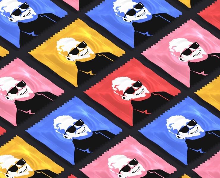 Portrait illustration | Condom packaging design — Брендинг, Графика на Dprofile
