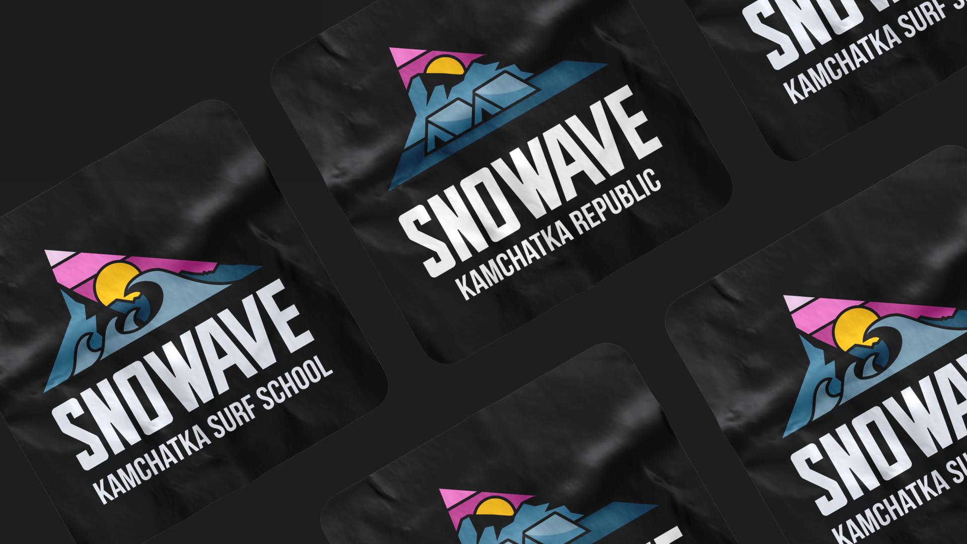 Surf school sport brand identity | Snowave Kamchatka — Изображение №9 — Брендинг, Графика на Dprofile