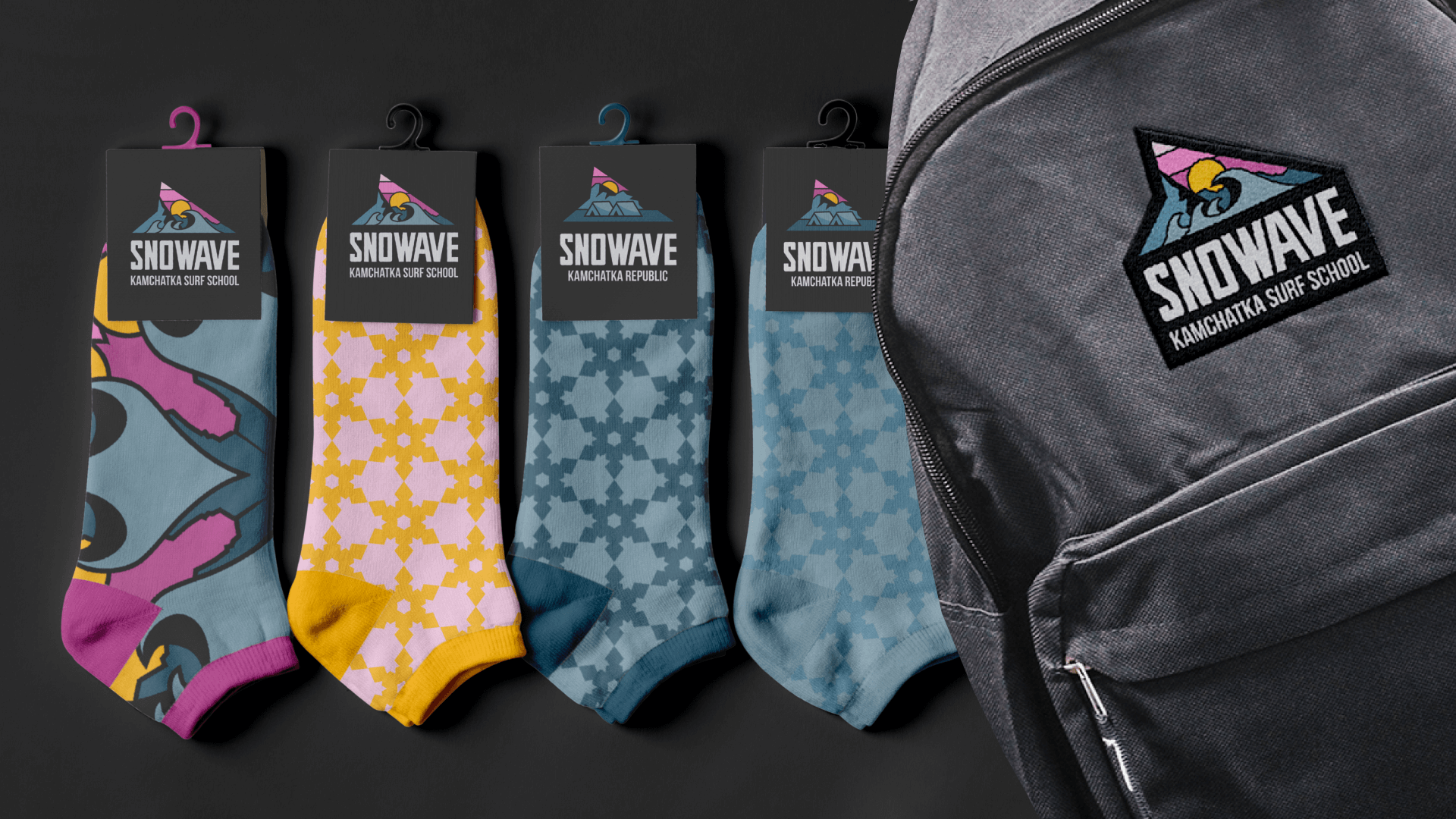 Surf school sport brand identity | Snowave Kamchatka — Изображение №10 — Брендинг, Графика на Dprofile
