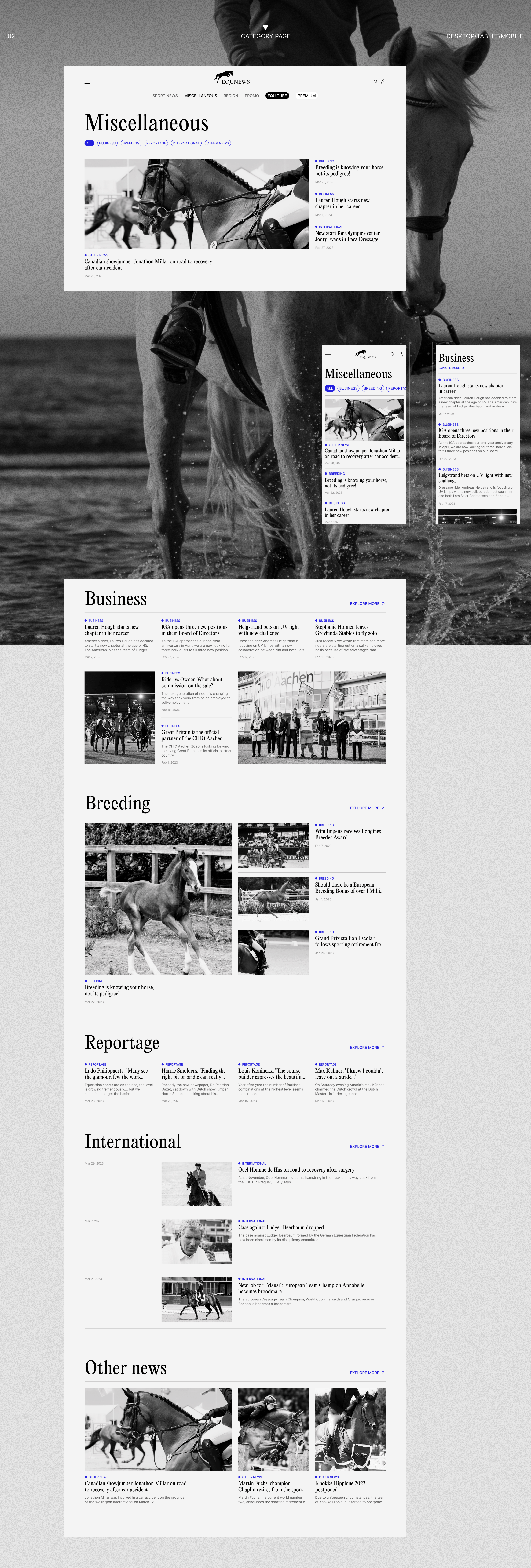 EQUNEWS | news site redesign — Изображение №6 — Интерфейсы на Dprofile