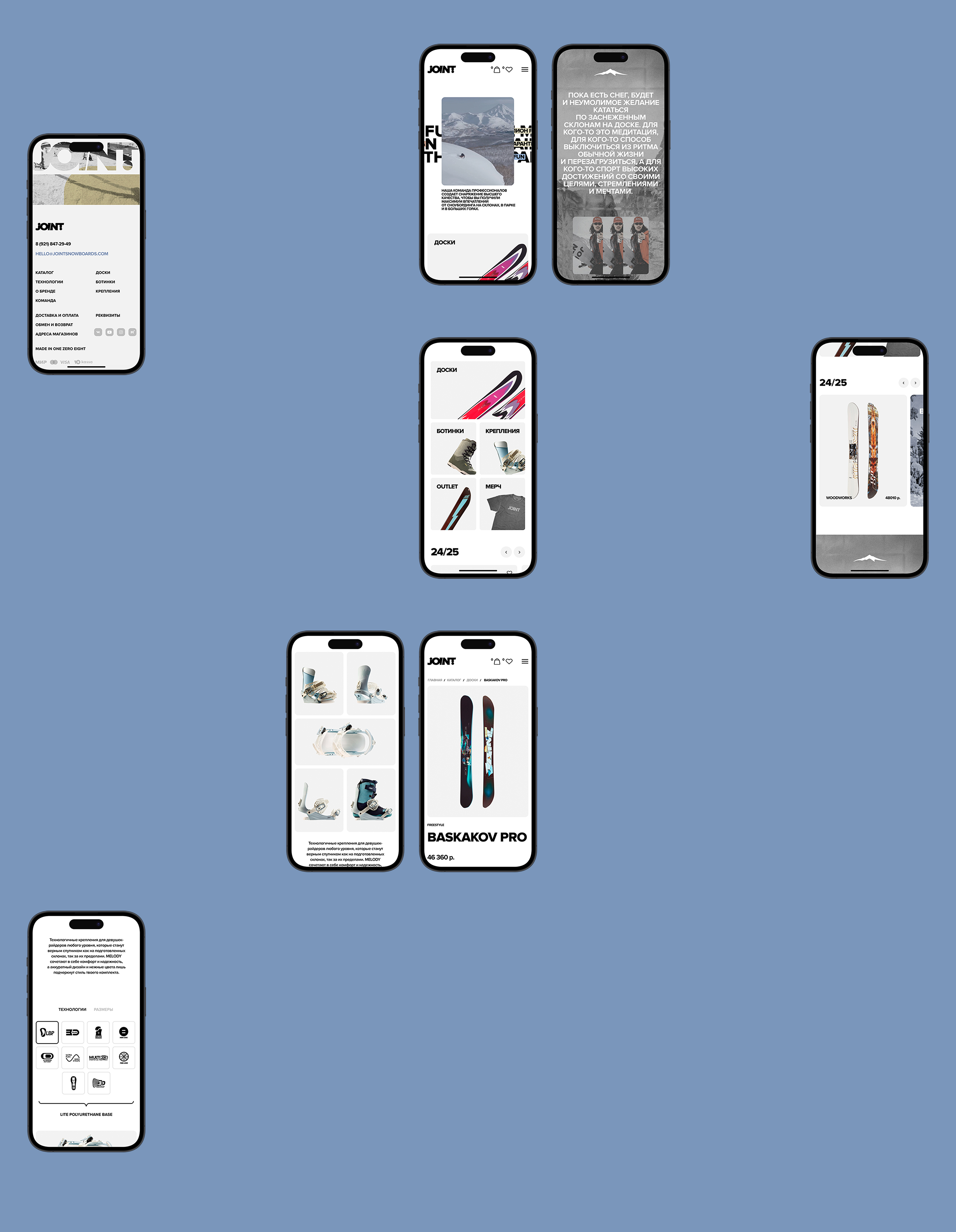 Joint Snowboards — Изображение №4 — Интерфейсы, Анимация на Dprofile