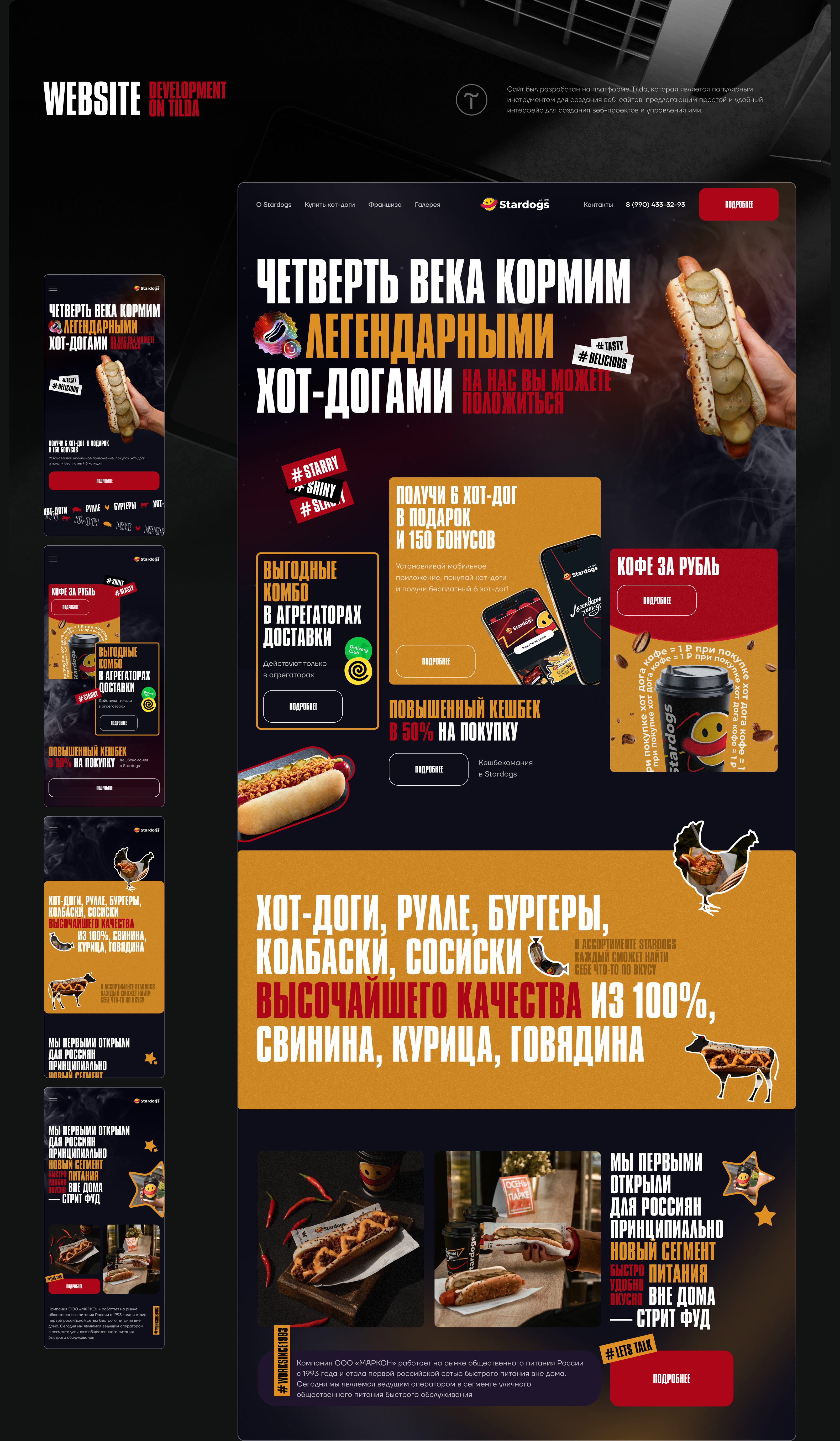 StarDogs Website — Изображение №4 — Интерфейсы, Графика на Dprofile