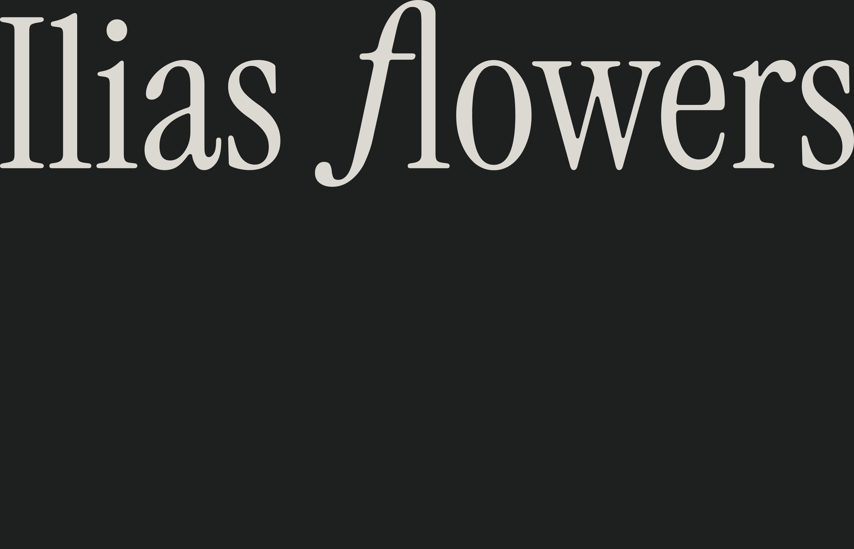 Ilias Flowers brand identity — Изображение №1 — Брендинг на Dprofile
