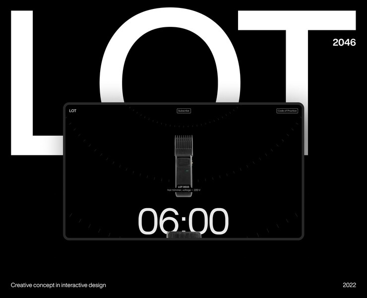 LOT. Creative Website Concept — Интерфейсы, Анимация на Dprofile