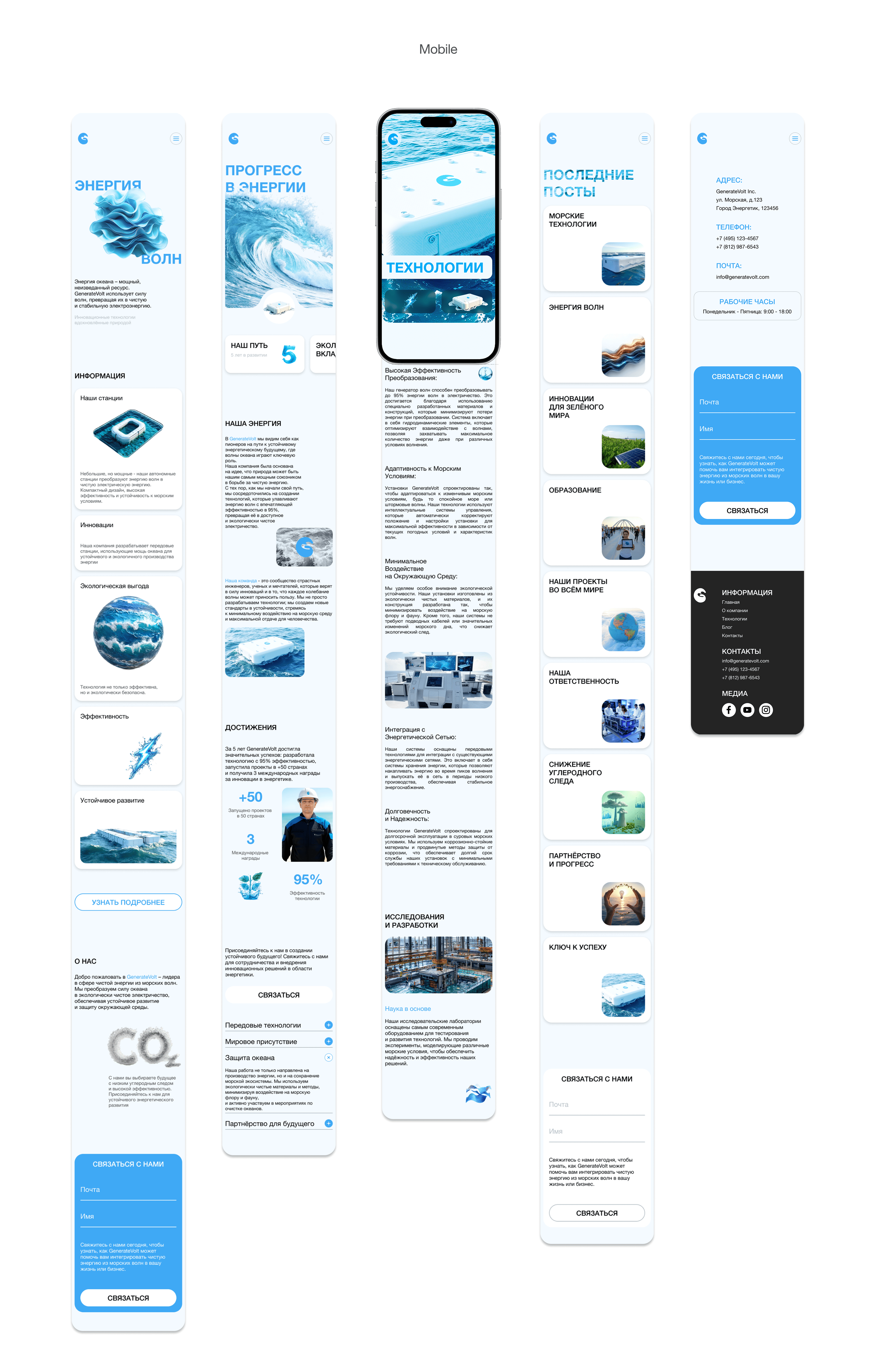 GenerateVolt - Corporate site — Изображение №14 — Интерфейсы, Брендинг на Dprofile