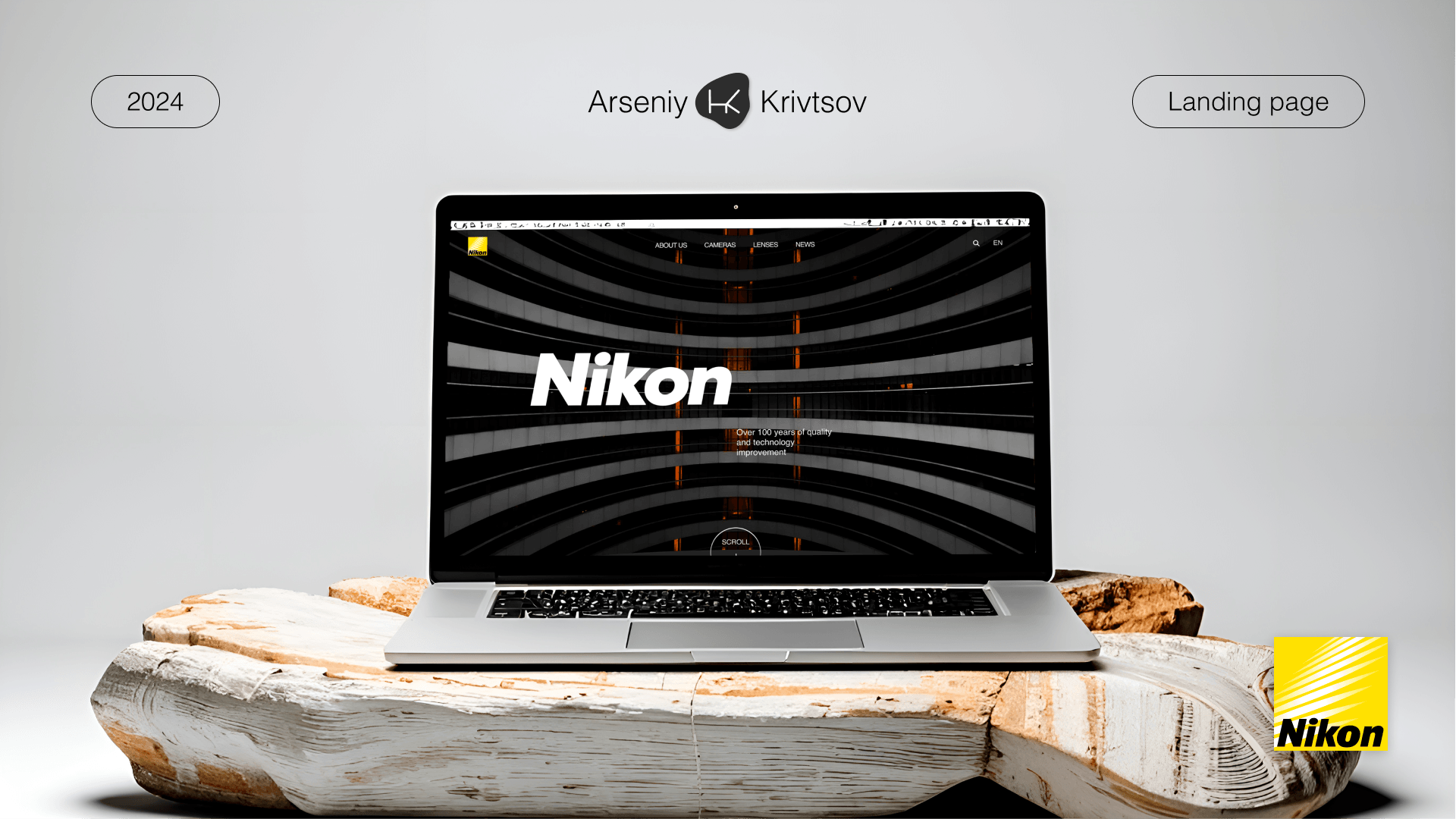 Landing page Nikon, concept — Изображение №1 — Интерфейсы на Dprofile