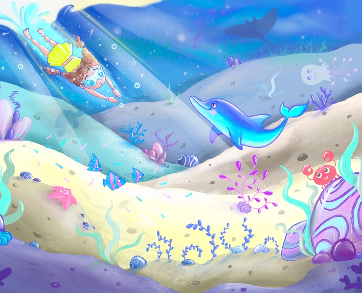 Under The Sea illustration — Иллюстрация на Dprofile