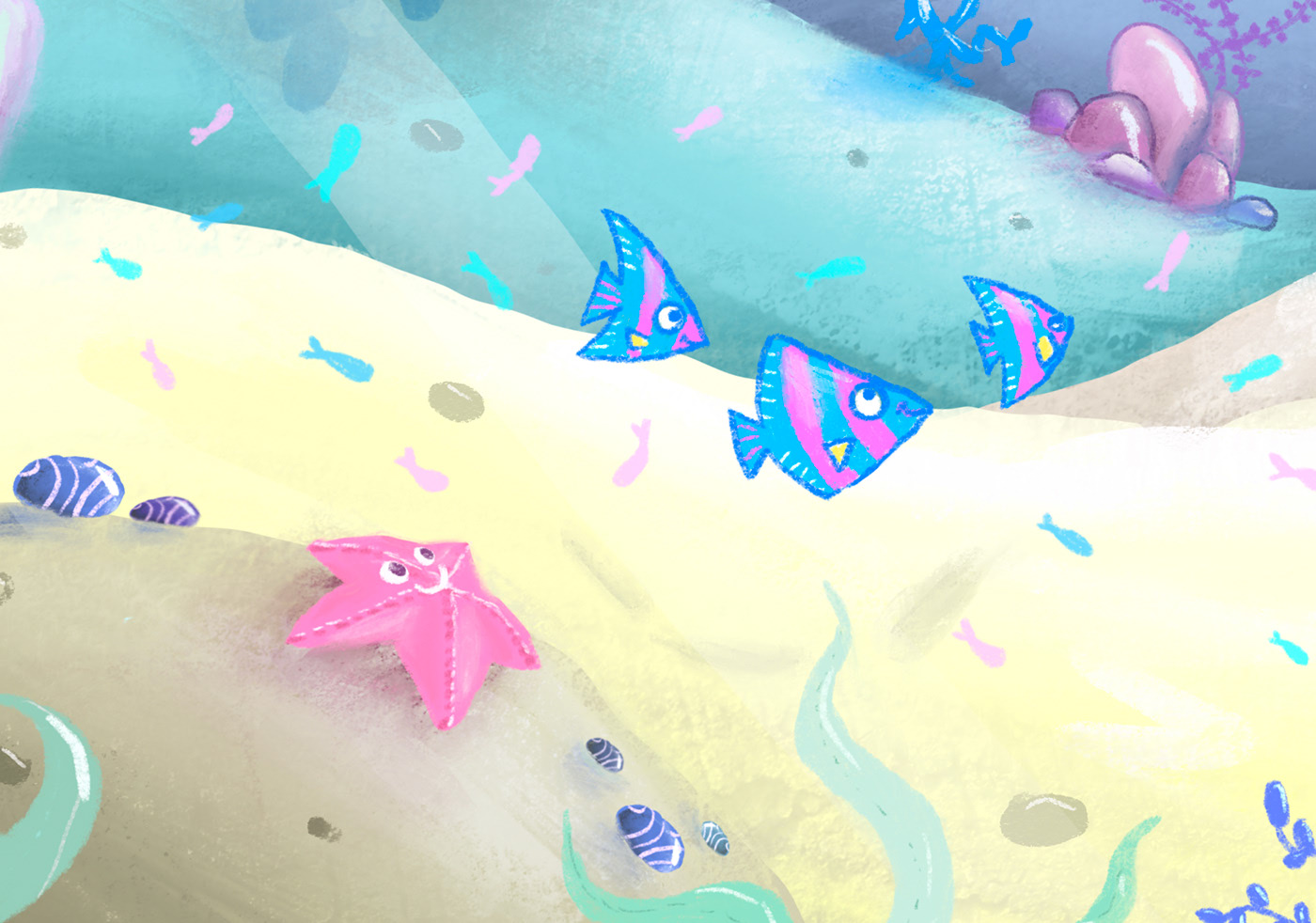 Under The Sea illustration — Изображение №2 — Иллюстрация на Dprofile