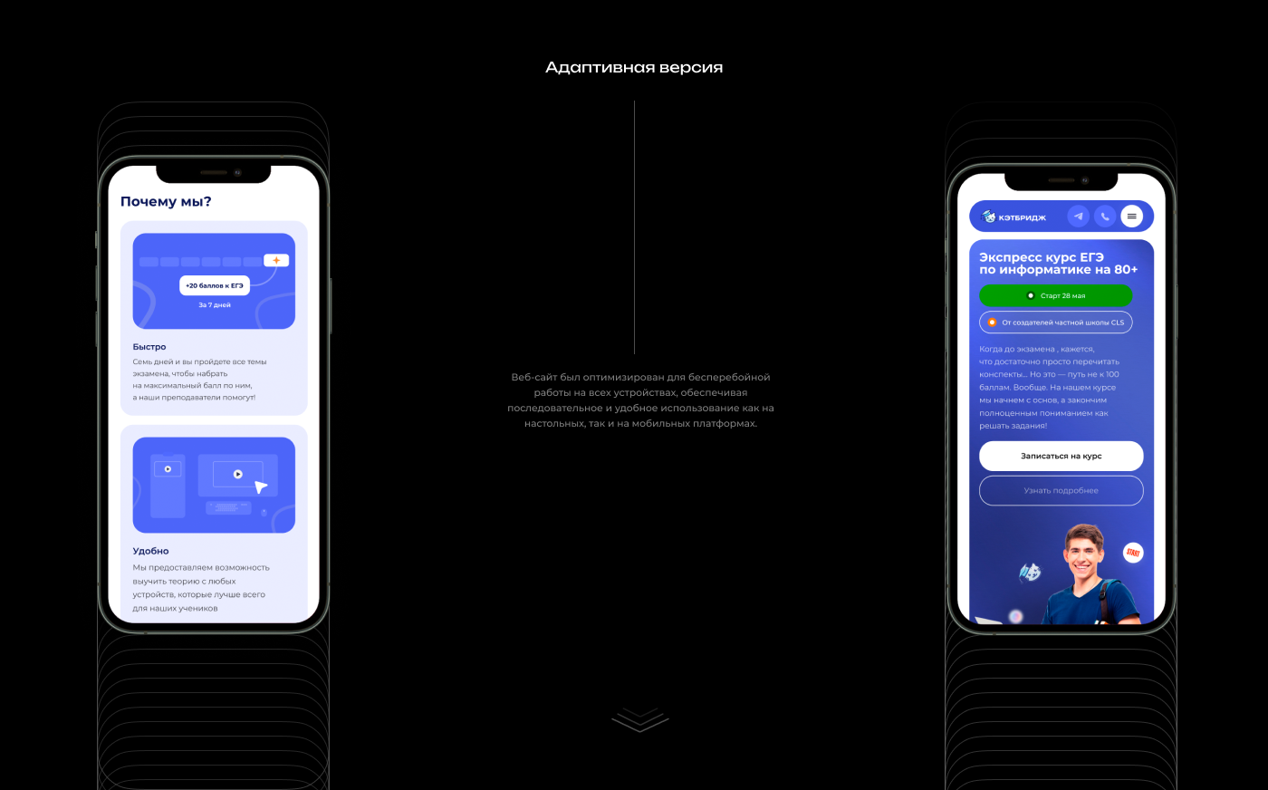Landing page for Catbridge School Course — Изображение №5 — Интерфейсы на Dprofile