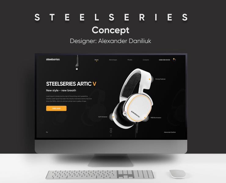 Steelseries concept — Интерфейсы на Dprofile