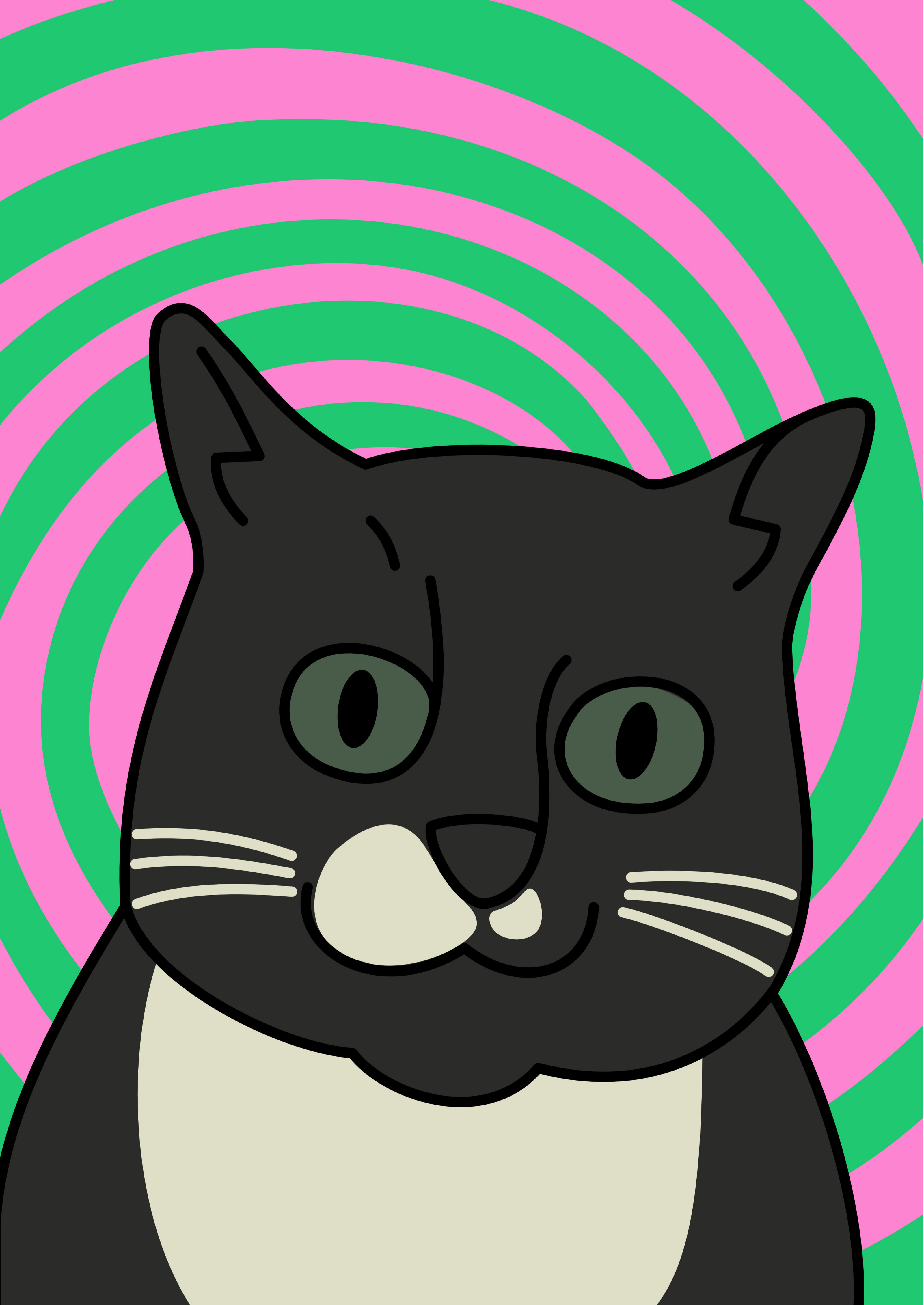 Кот на туалете — Изображение №7 — Иллюстрация на Dprofile