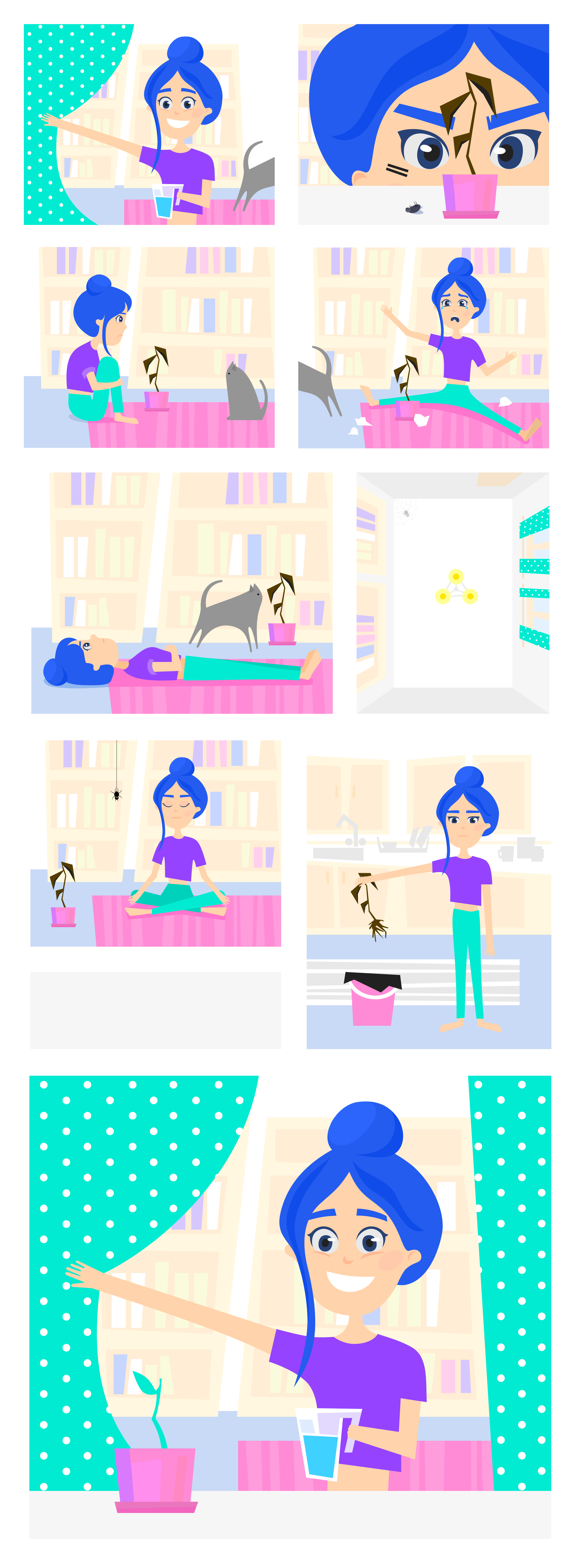 Цветочная история — Изображение №1 — Иллюстрация на Dprofile