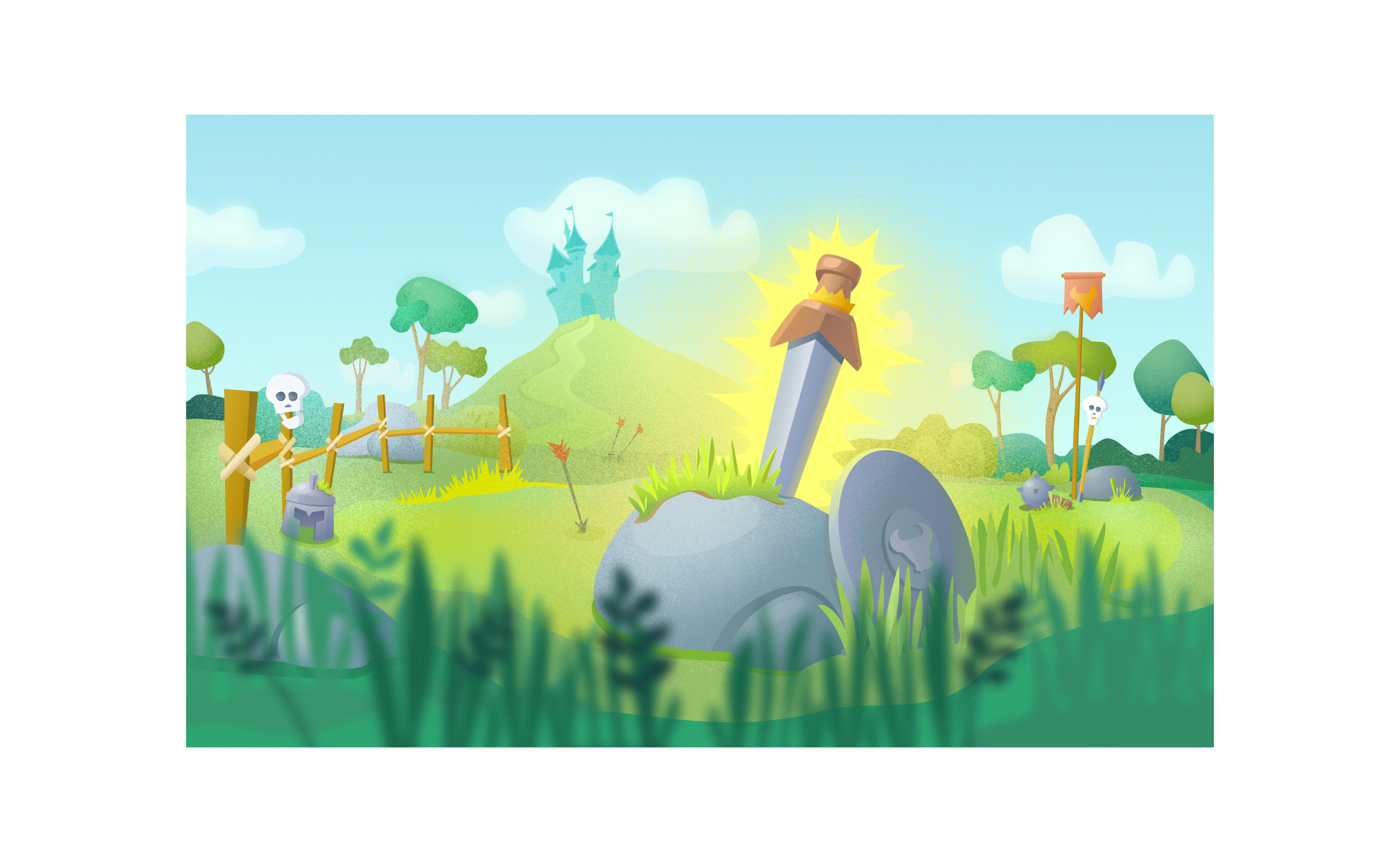 Магический меч — Изображение №1 — Иллюстрация на Dprofile