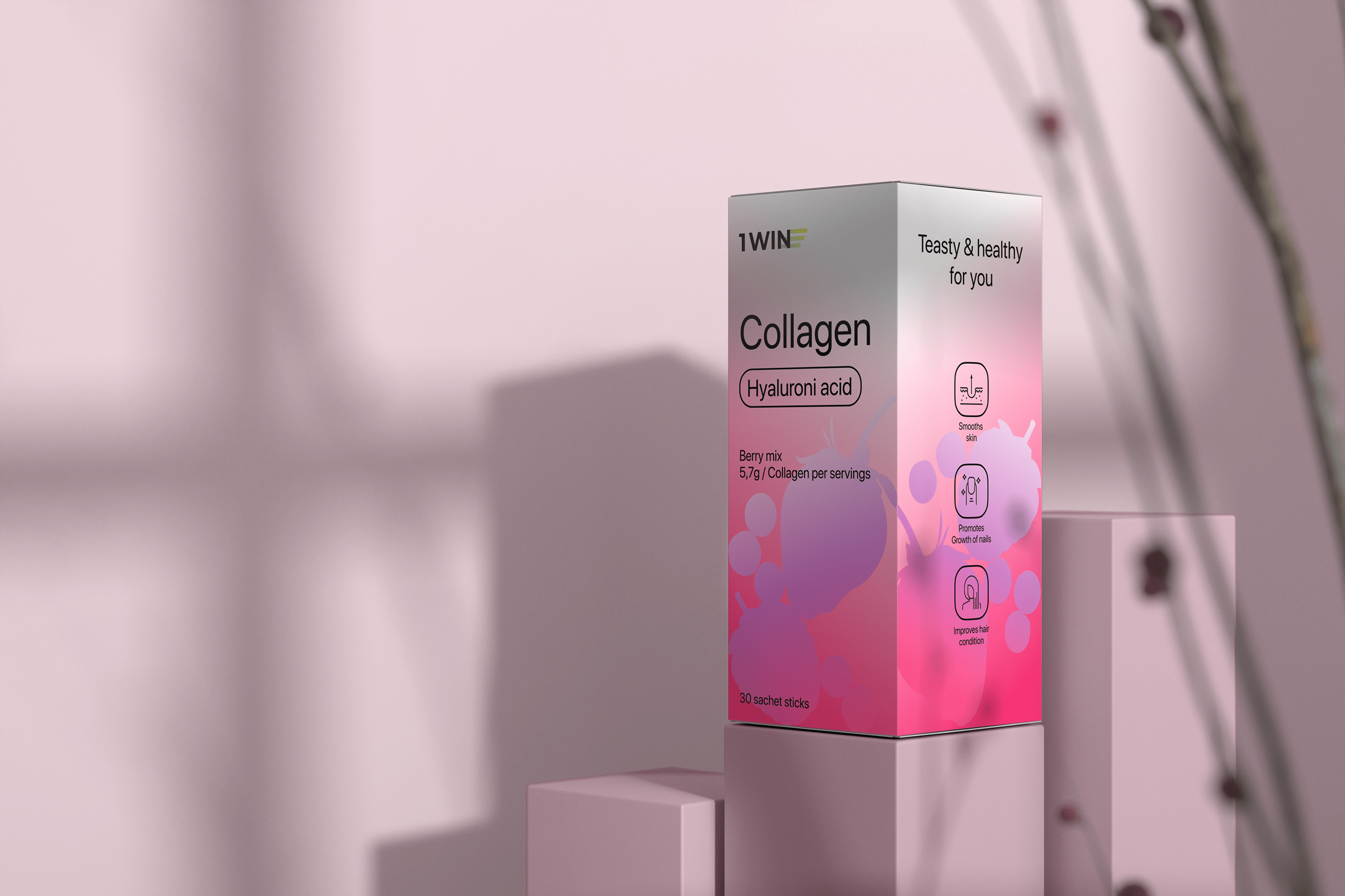 1WIN | упаковка — Изображение №3 — Брендинг, Графика на Dprofile