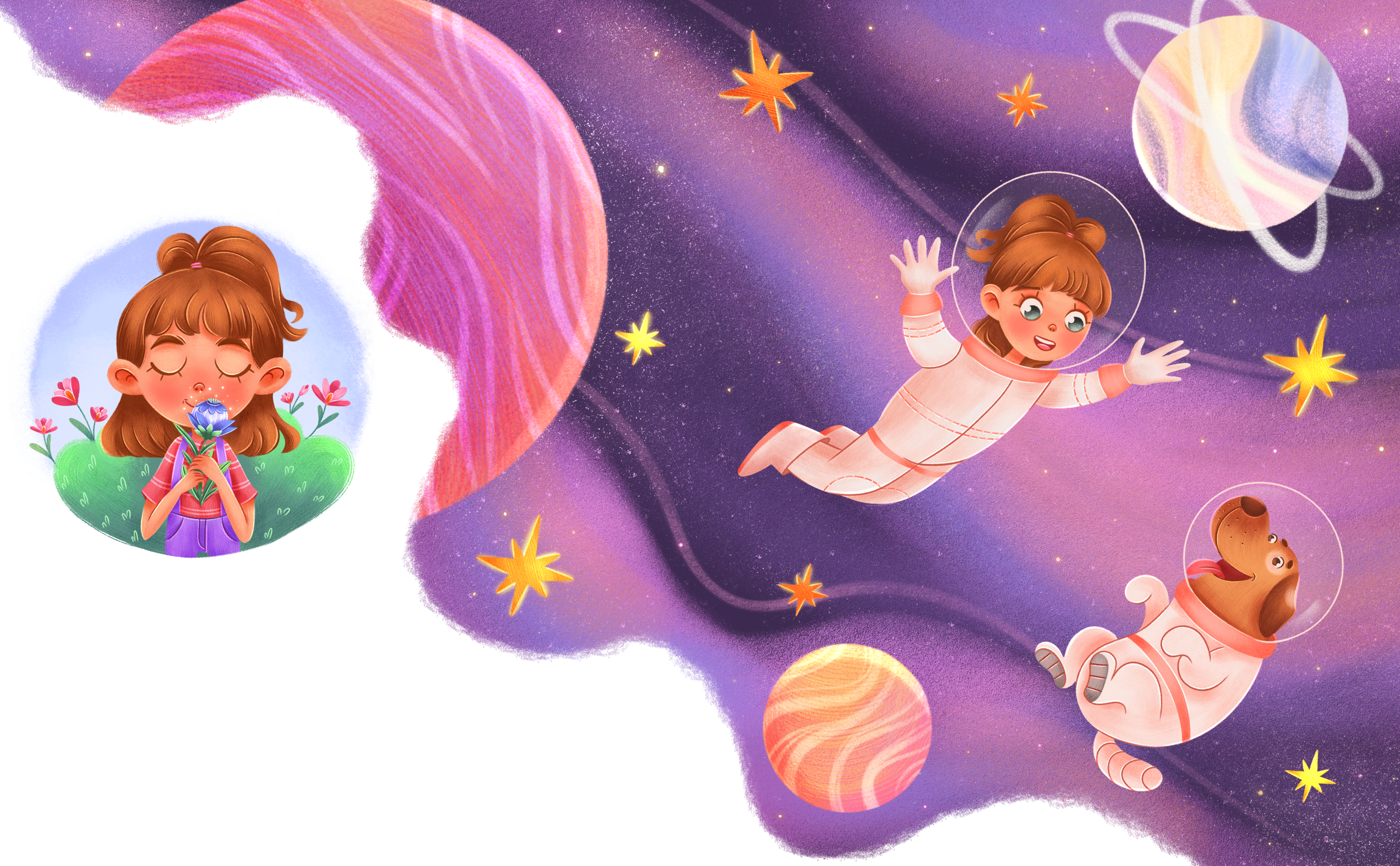 "The Adventures of Poli and Milo" Детская книга — Изображение №5 — Иллюстрация на Dprofile