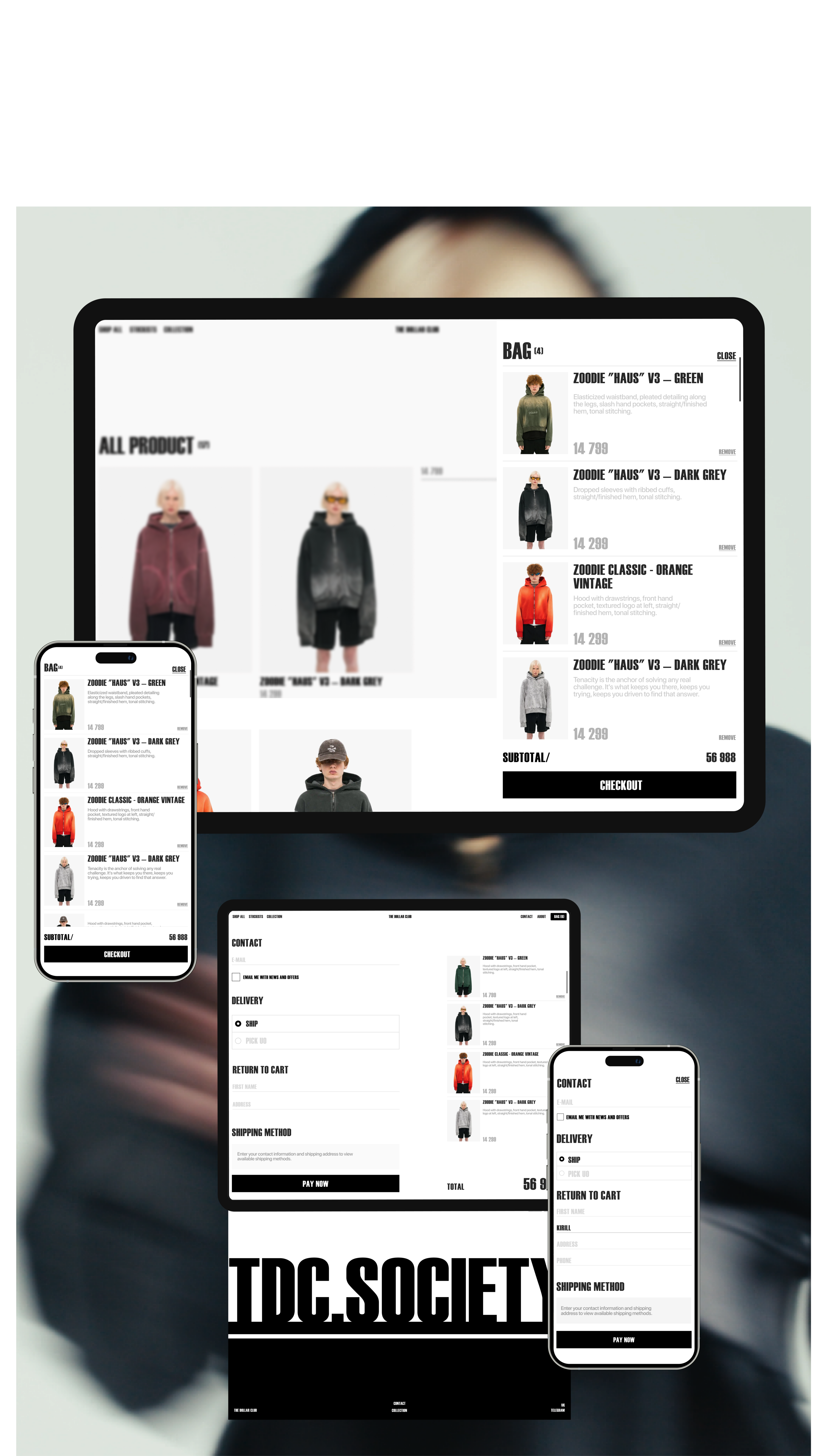 TDCSOCIETY| E-commerce redesign — Изображение №7 — Интерфейсы на Dprofile