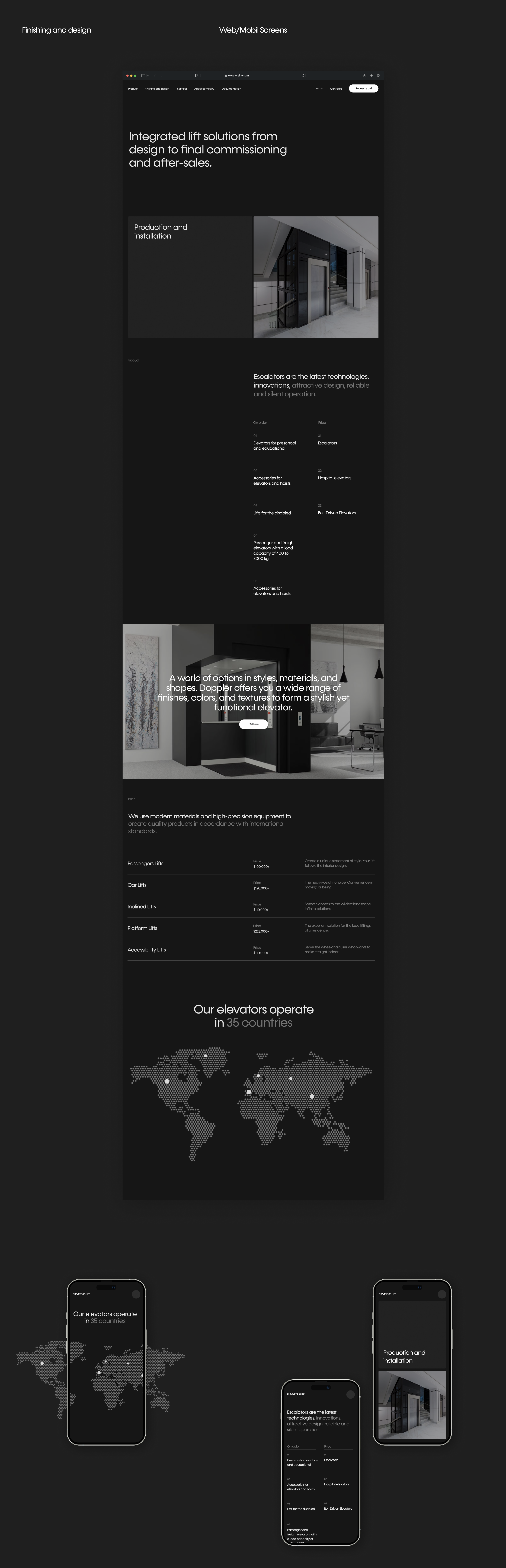 ElevatorLife | Website Designe — Изображение №12 — Интерфейсы на Dprofile
