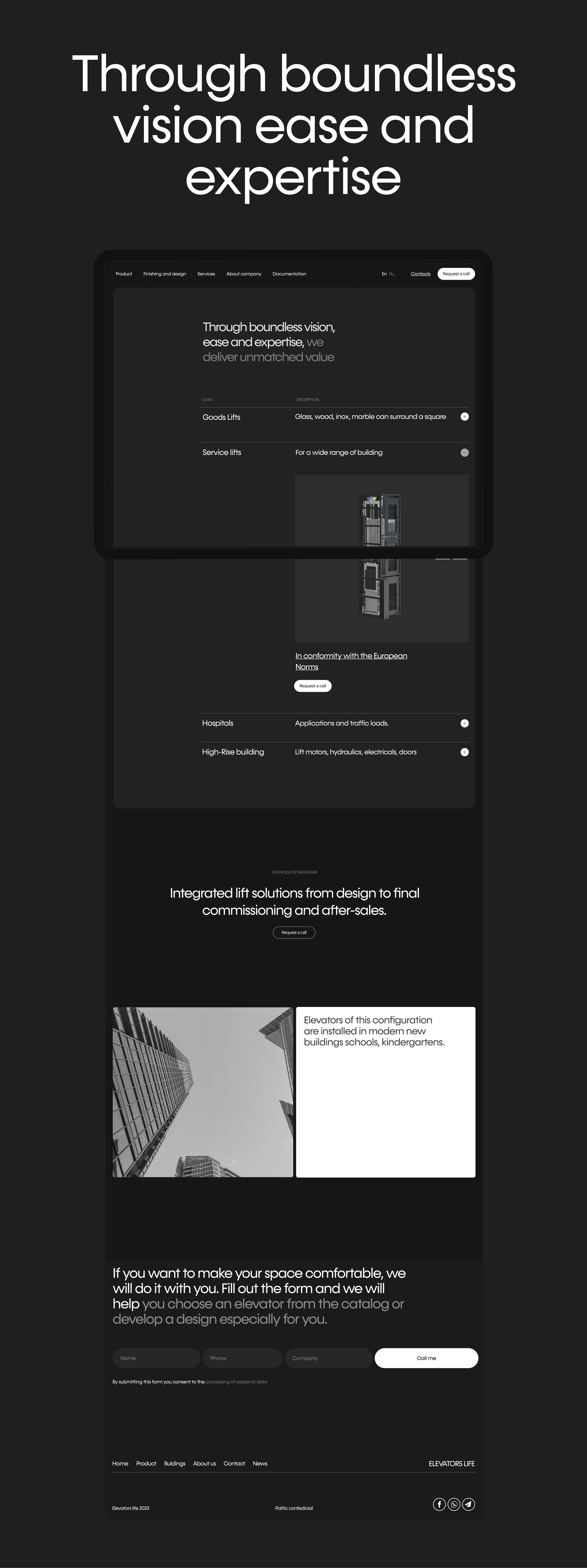 ElevatorLife | Website Designe — Изображение №6 — Интерфейсы на Dprofile