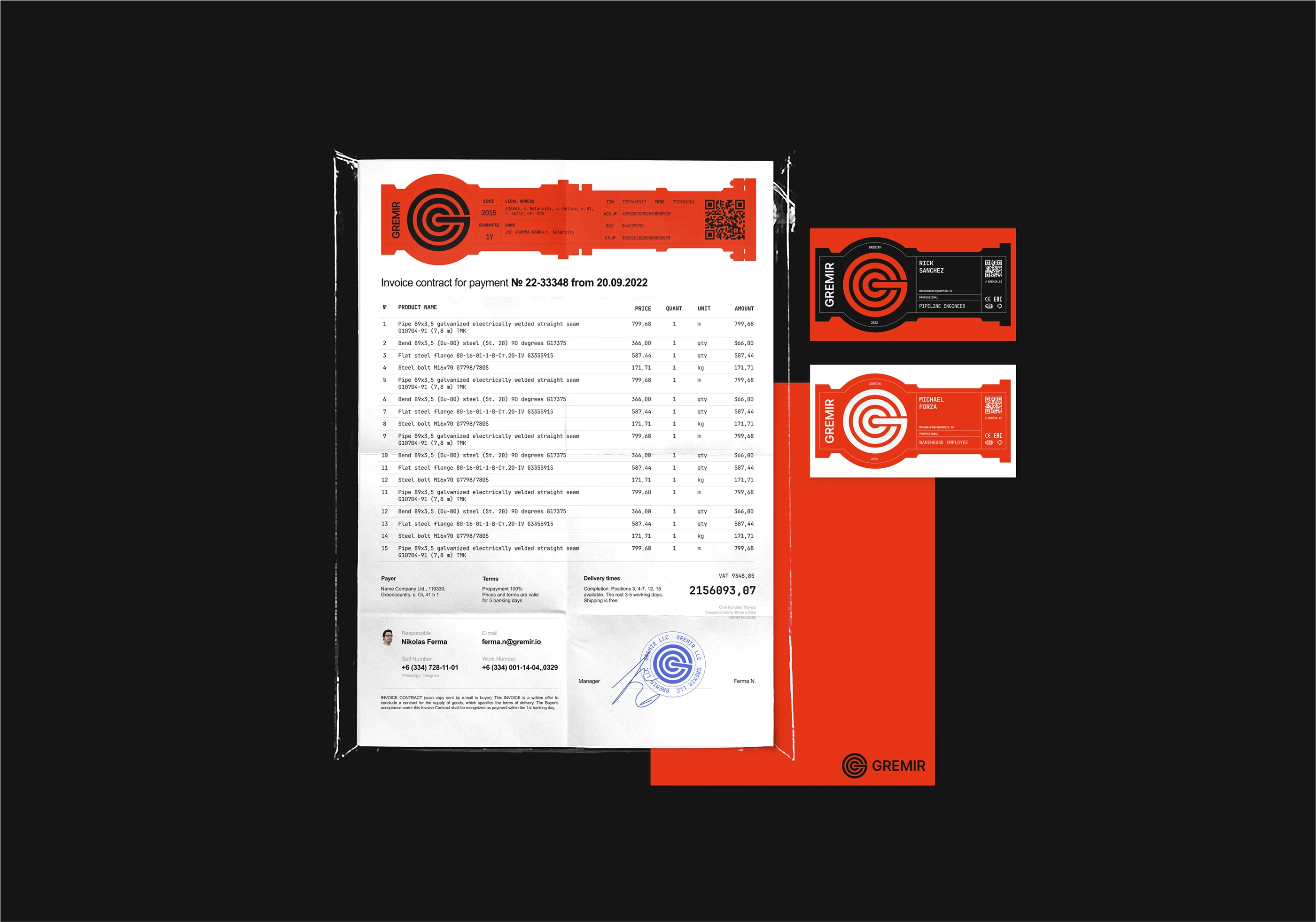 Gremir. B2B Branding — Изображение №9 — Интерфейсы, Брендинг на Dprofile