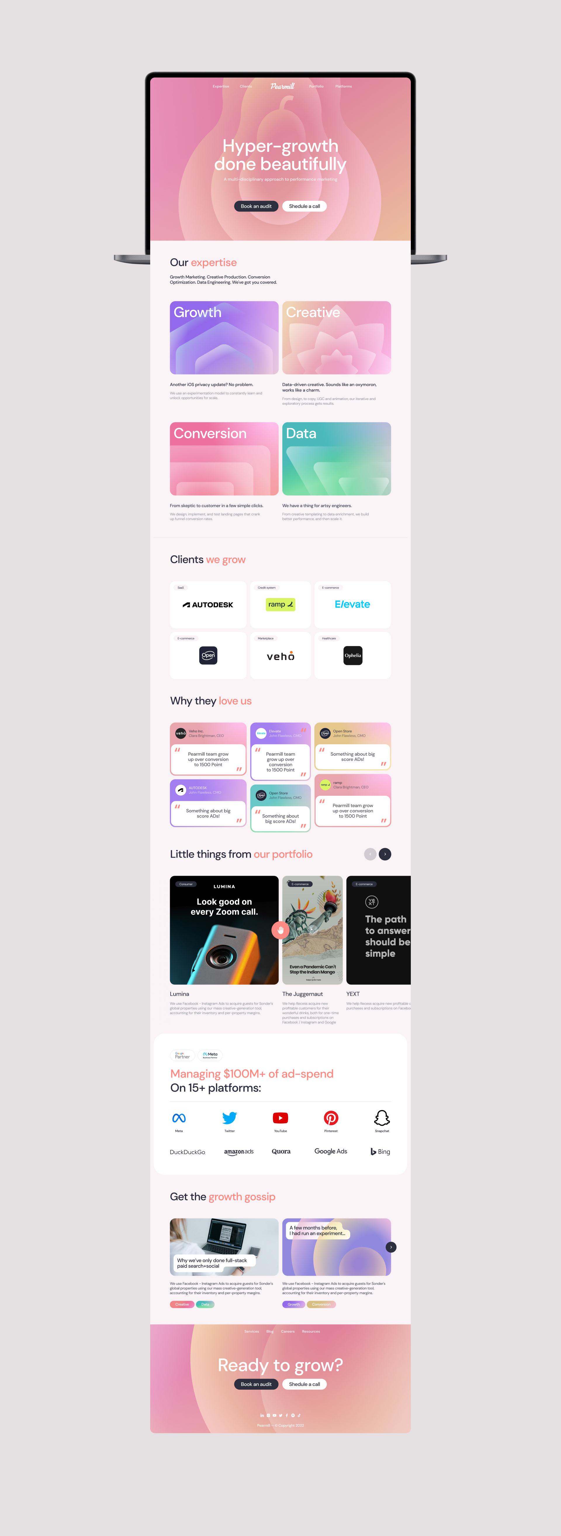 Pearmill Inc. Visual Identity — Изображение №16 — Интерфейсы, Брендинг на Dprofile