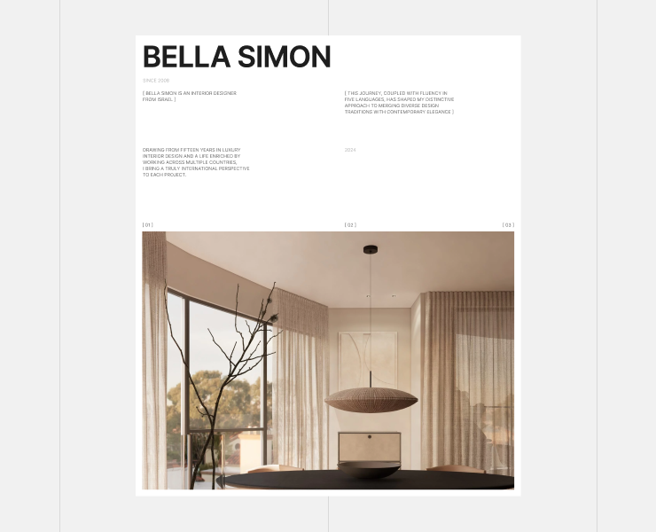 Bella simon | Разработка сайта — Интерфейсы на Dprofile