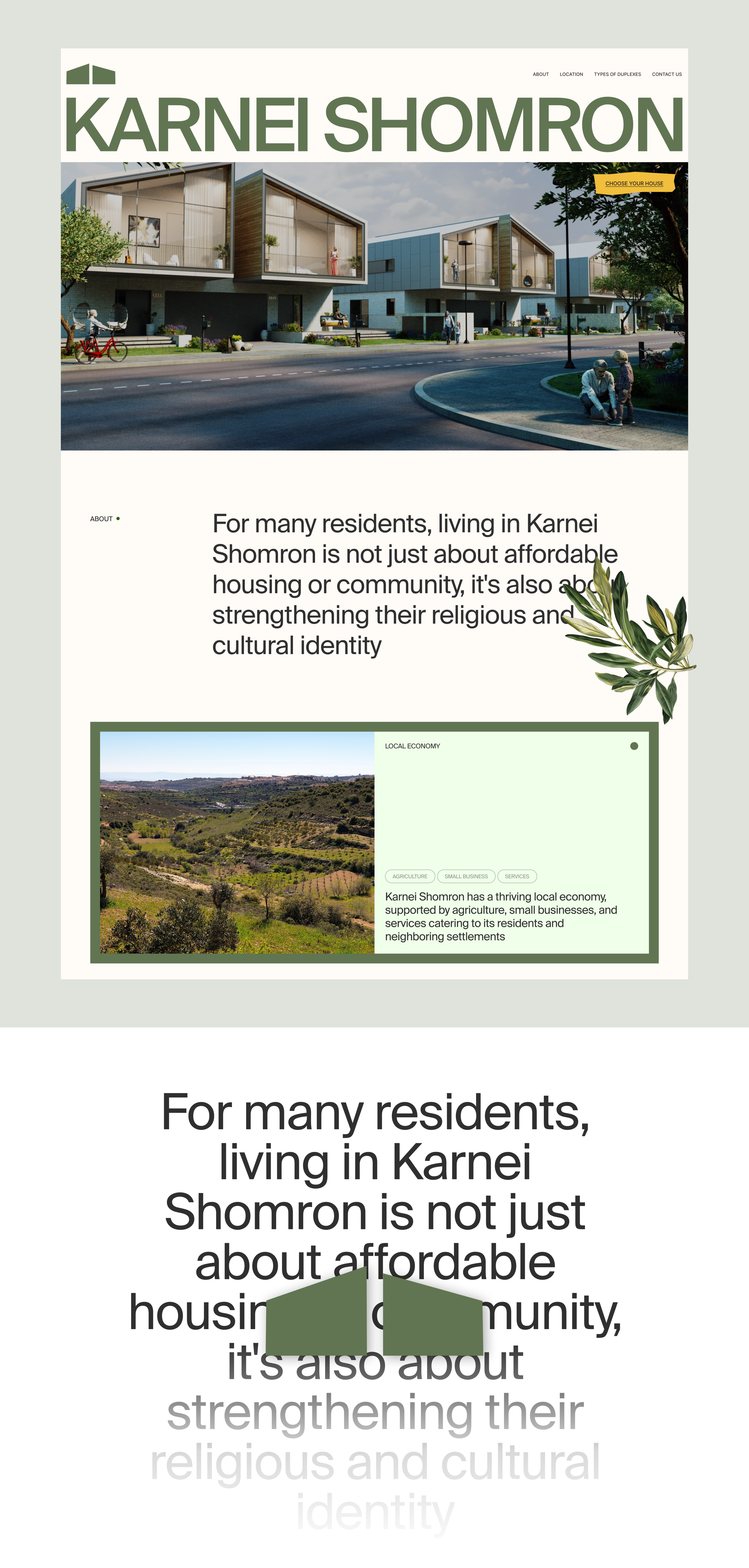 Karnei Shomron | Website development — Изображение №2 — Интерфейсы, Иллюстрация на Dprofile