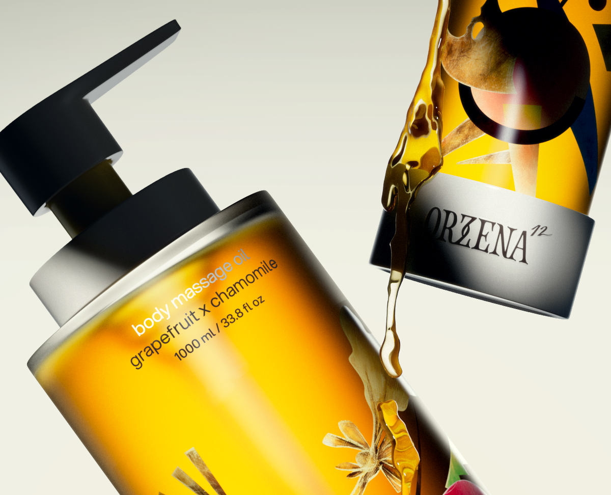 ORZENA12 / Cosmetic branding & packaging — Брендинг, 3D на Dprofile