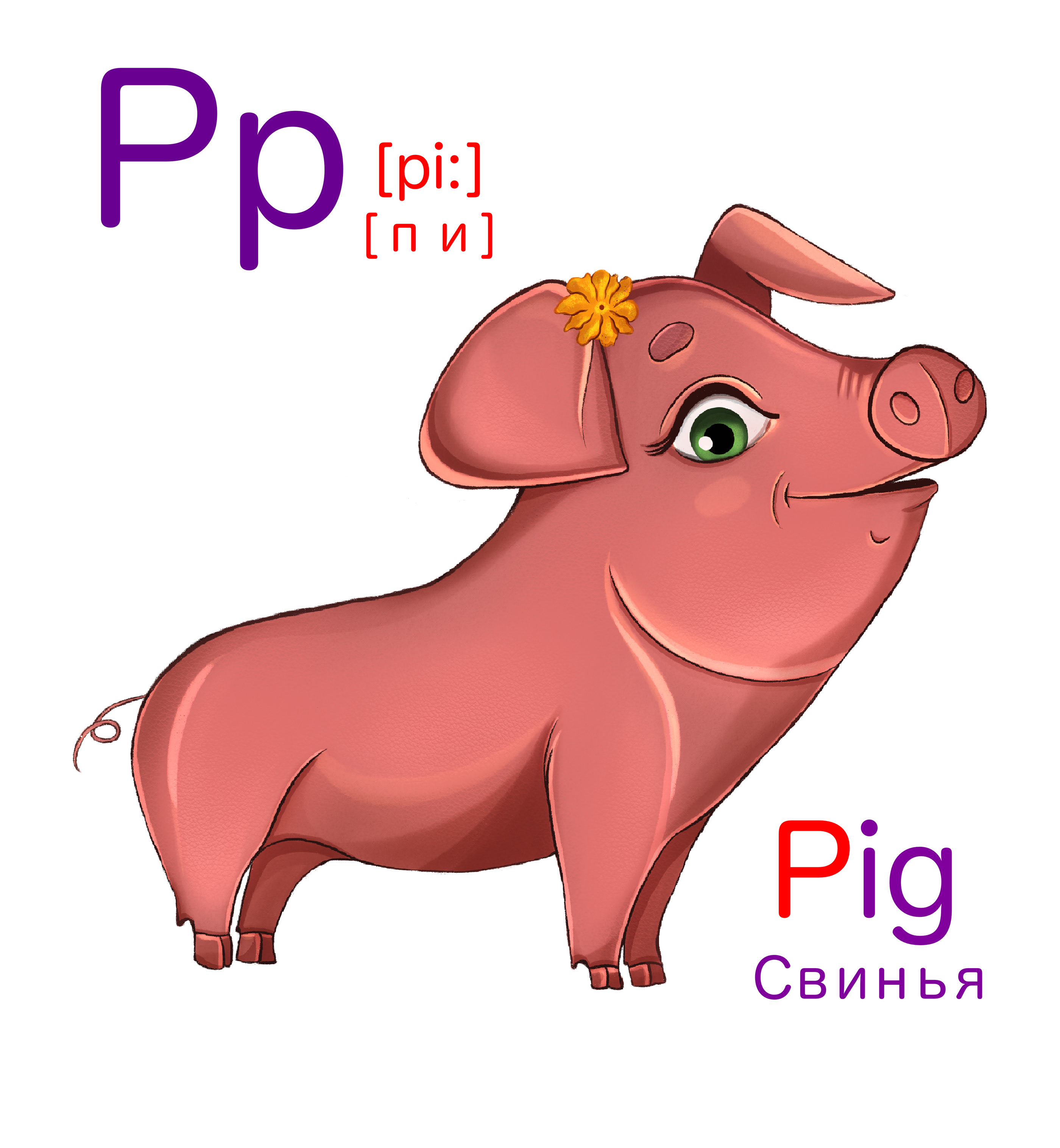 Alphabet with animals for children — Изображение №9 — Брендинг, Иллюстрация на Dprofile