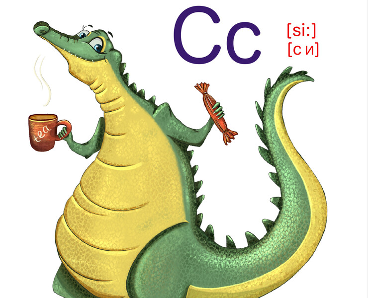 Alphabet with animals for children на Dprofile