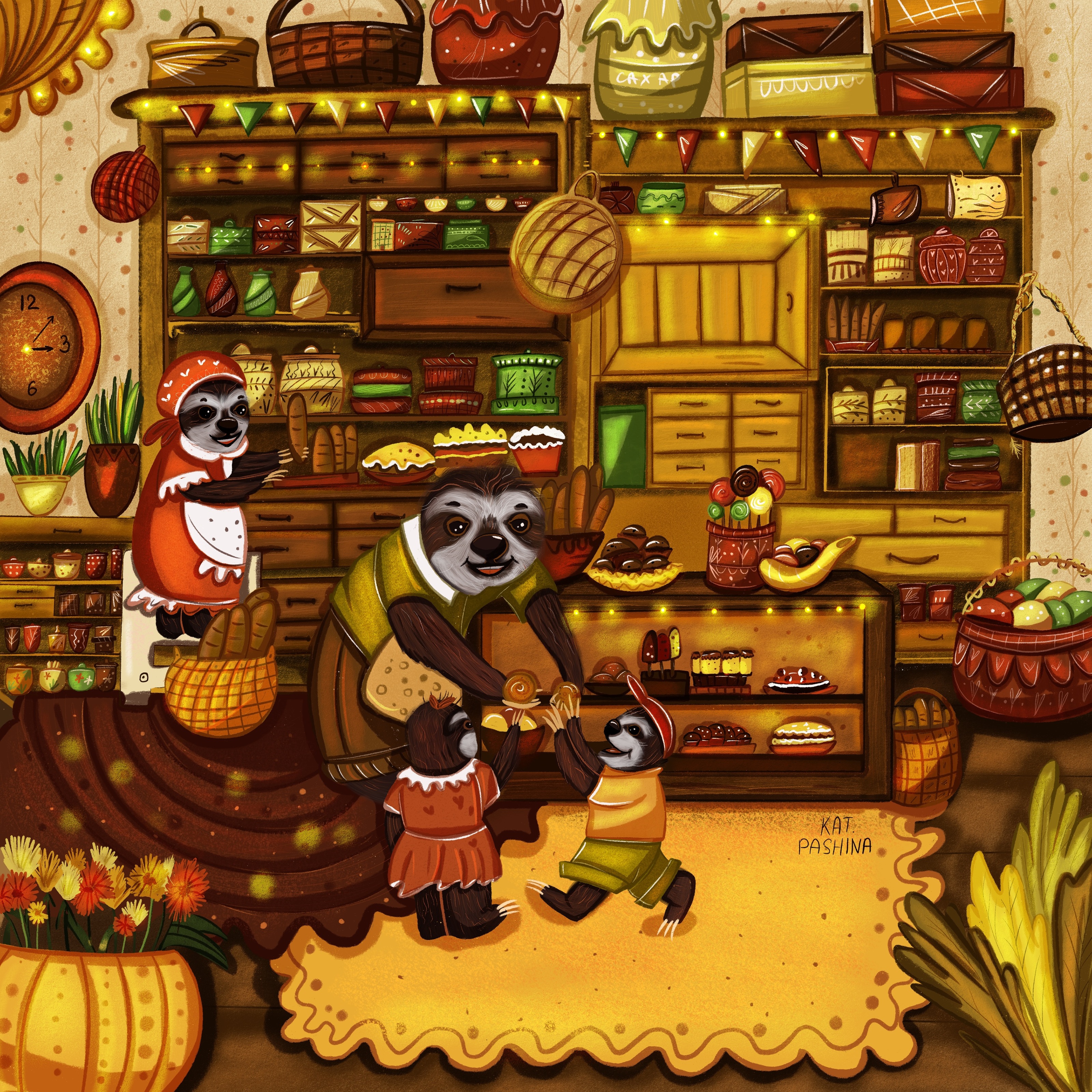 Characters for books about autumn — Изображение №16 — Иллюстрация на Dprofile