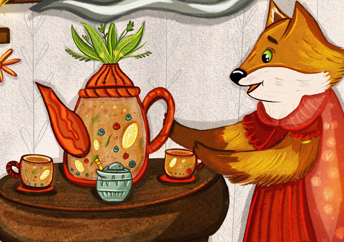 Characters for books about autumn — Изображение №9 — Иллюстрация на Dprofile