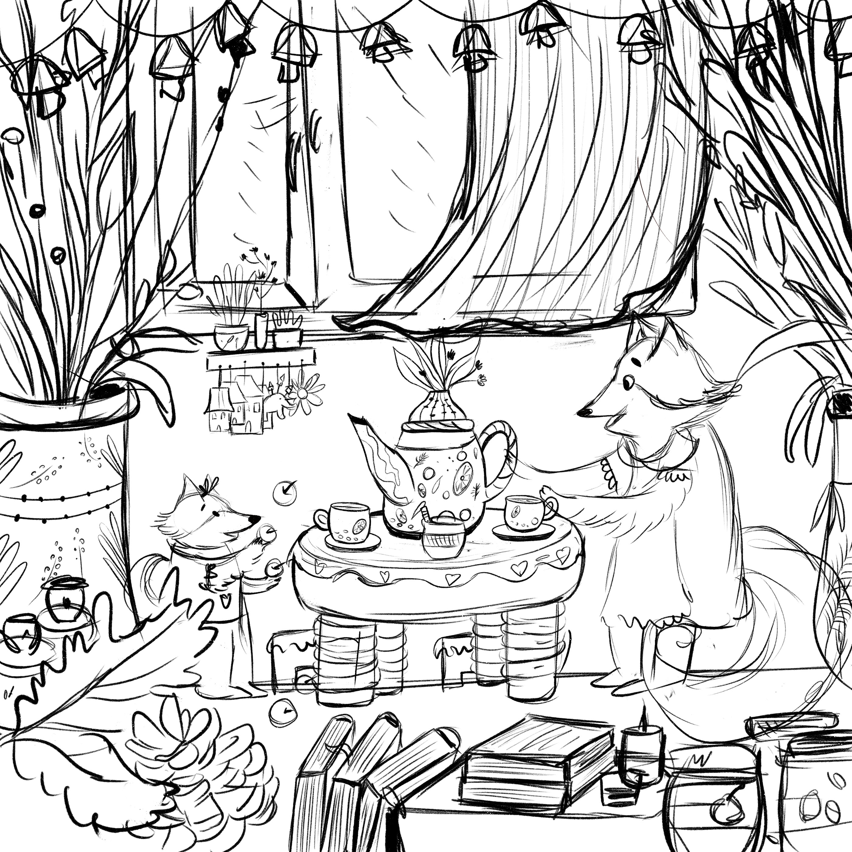Characters for books about autumn — Изображение №8 — Иллюстрация на Dprofile