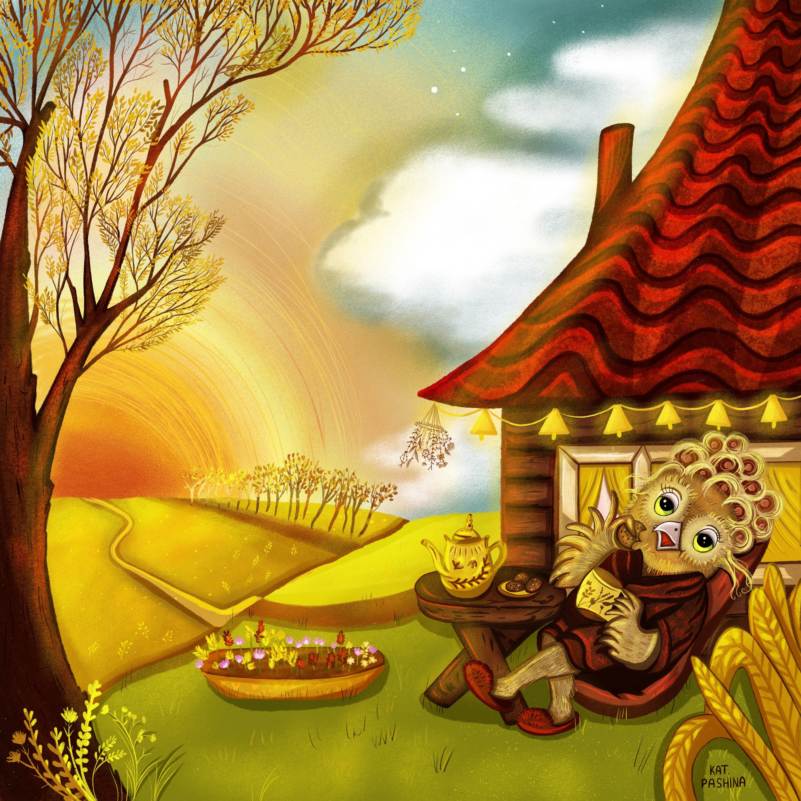 Characters for books about autumn — Изображение №6 — Иллюстрация на Dprofile