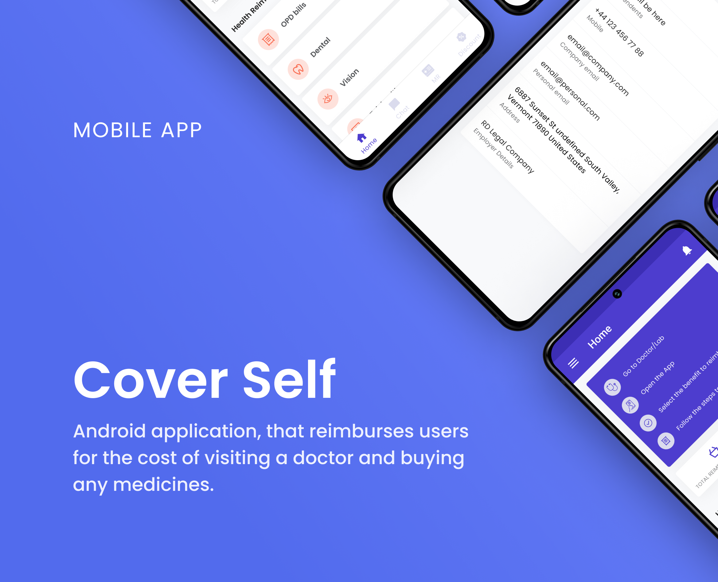 Cover self, mobile app — Интерфейсы на Dprofile