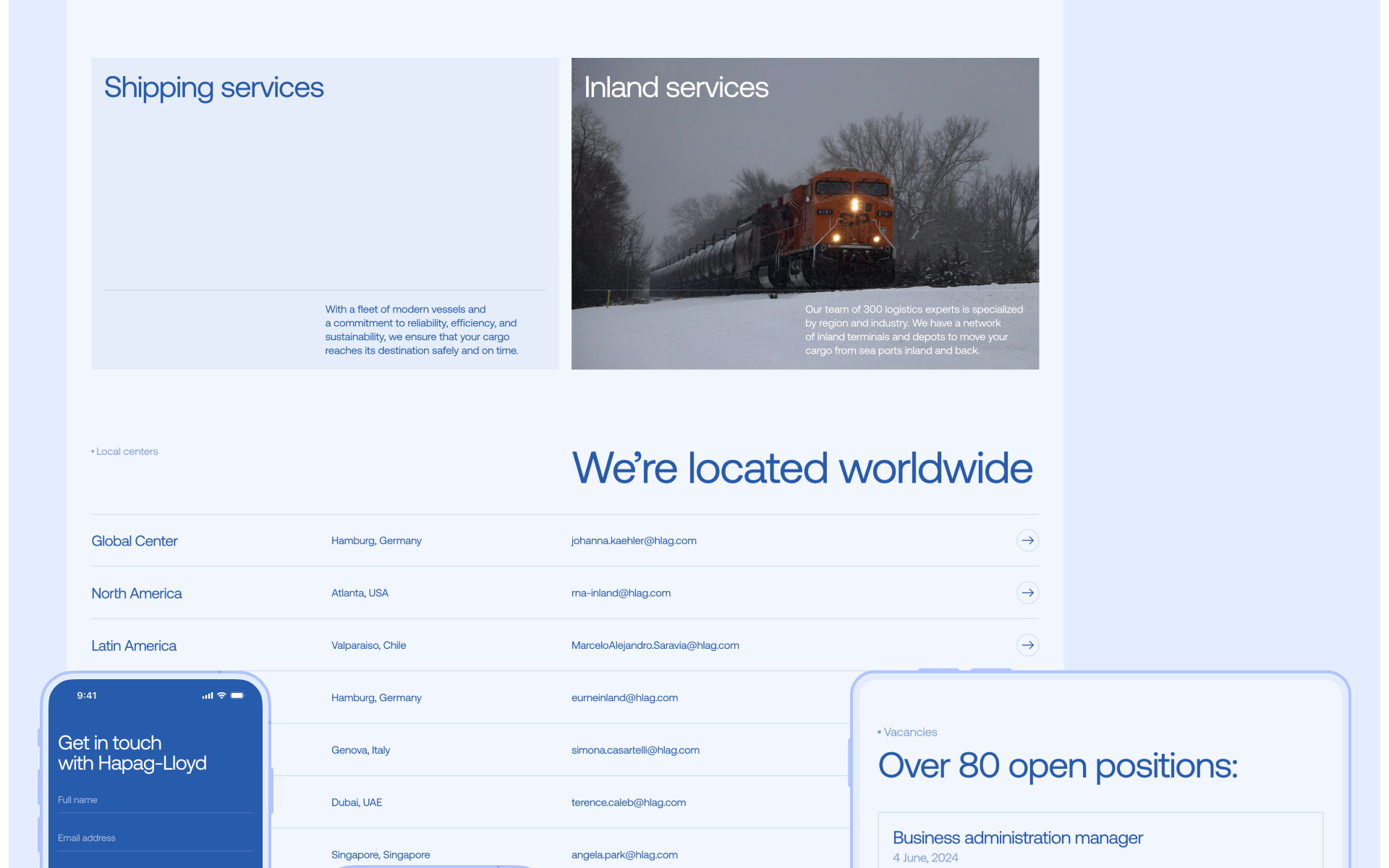 Hapag-Lloyd AG — Изображение №4 — Интерфейсы, Брендинг на Dprofile