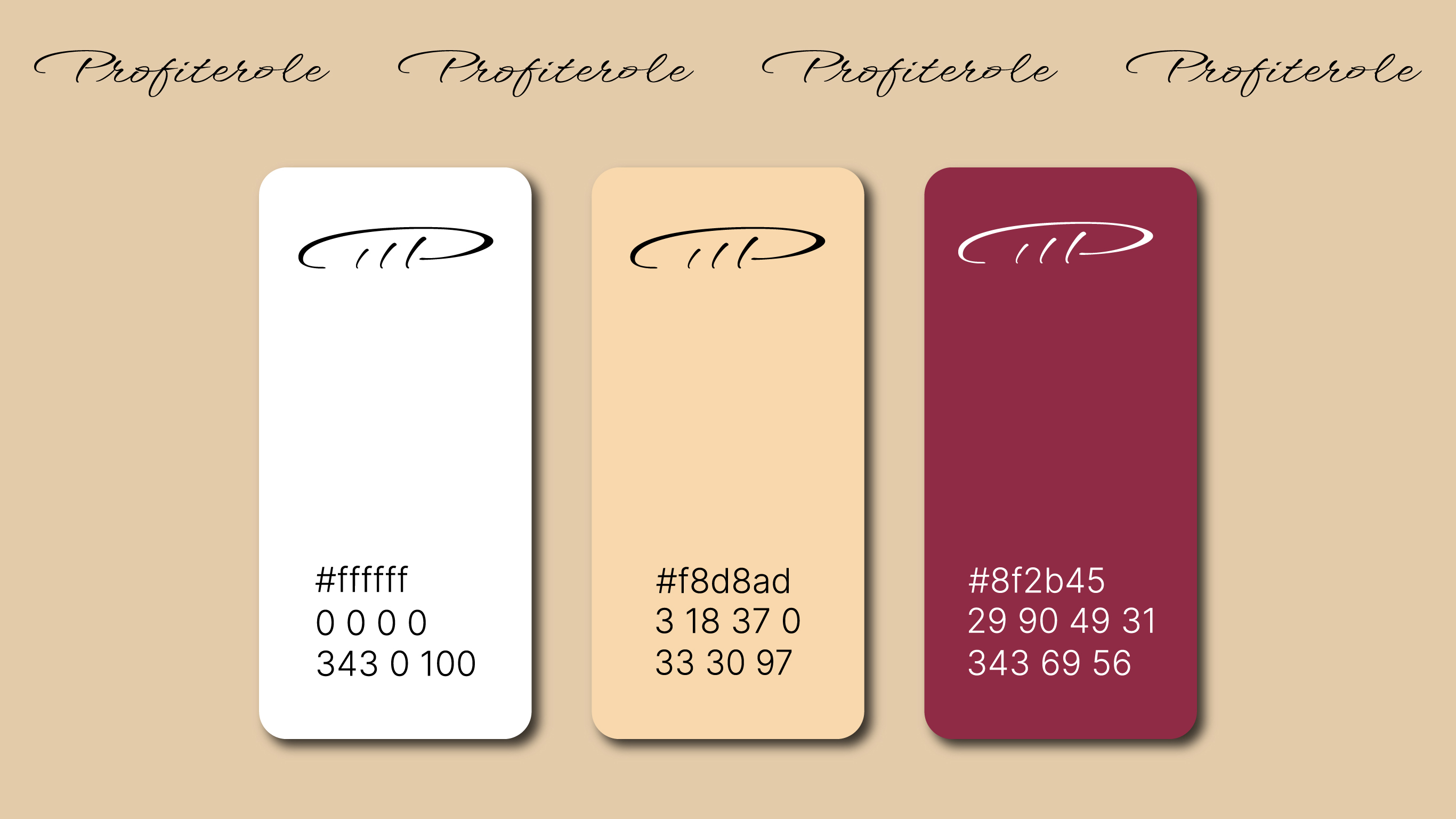 Profiterole | Кофейня — Изображение №4 — Брендинг, Графика на Dprofile