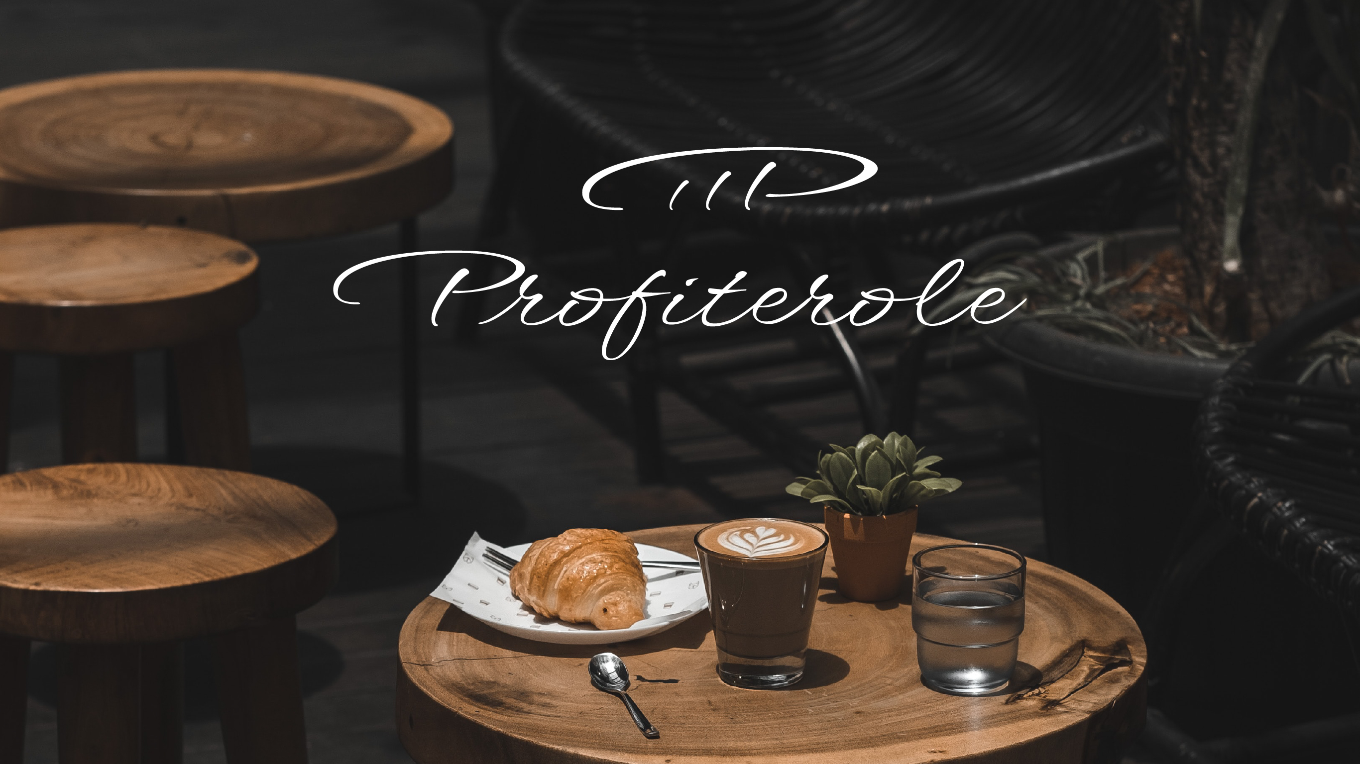 Profiterole | Кофейня — Изображение №1 — Брендинг, Графика на Dprofile