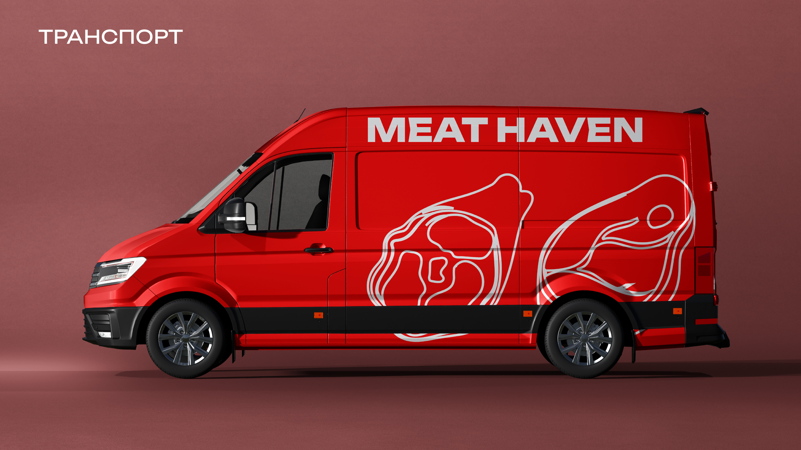 MEAT HAVEN | Мясной ресторан — Изображение №12 — Брендинг, Графика на Dprofile