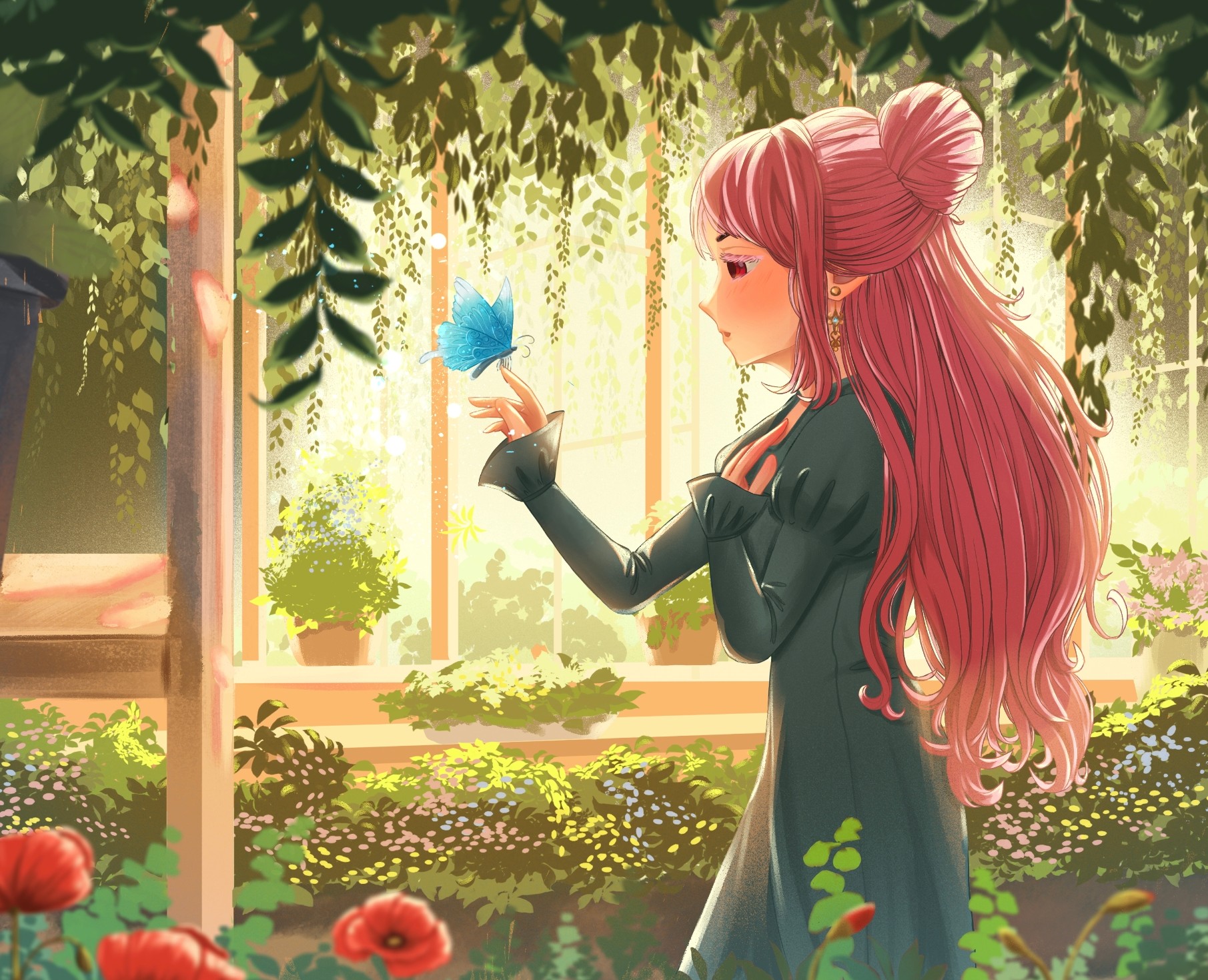 Однажды в оранжерее — Иллюстрация на Dprofile