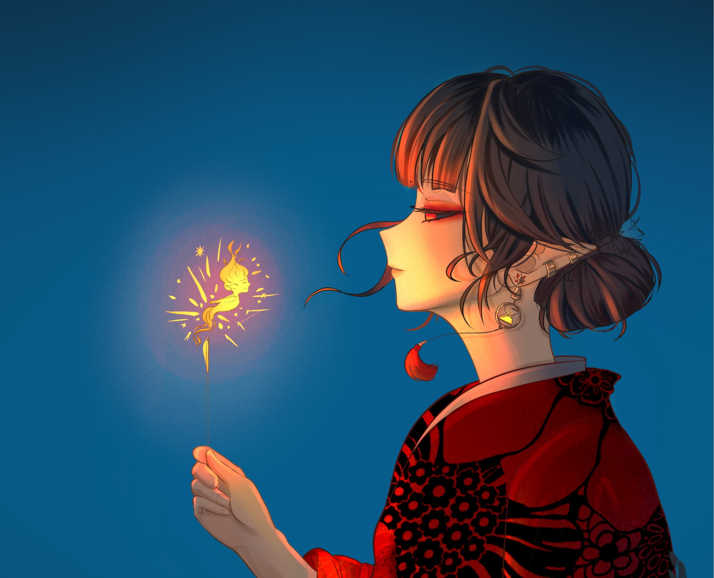 Летние ночи — Иллюстрация на Dprofile